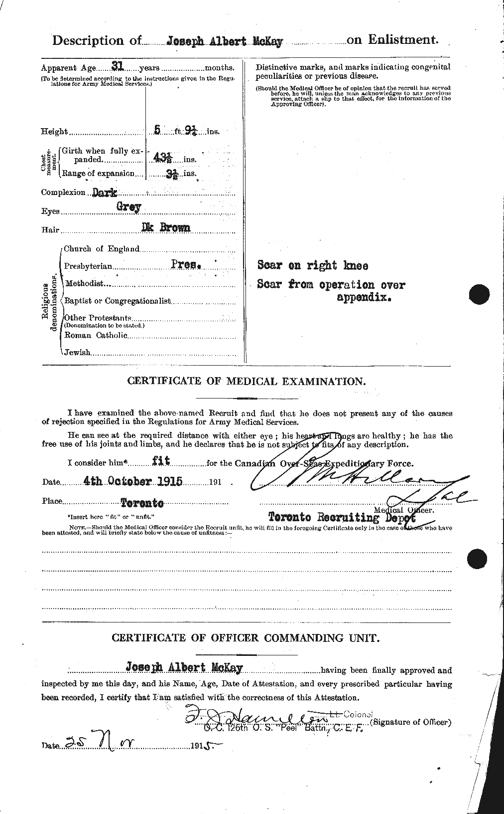 Personnel Records of the First World War - CEF 527111b