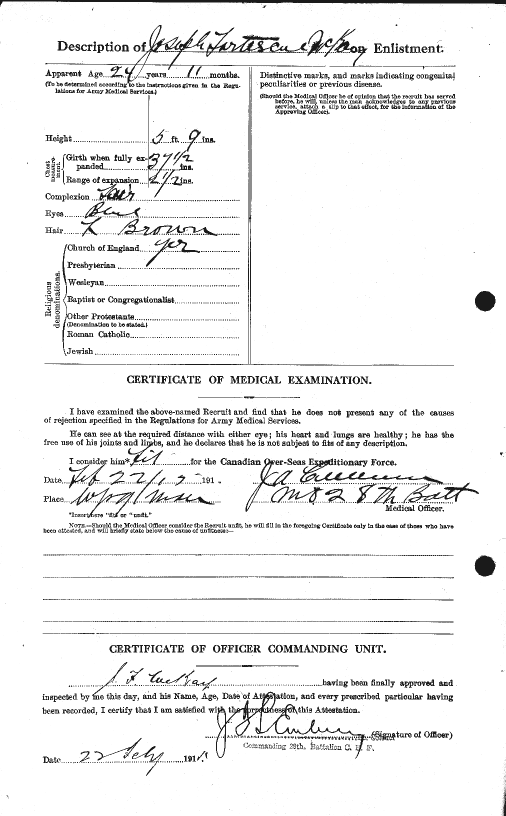 Personnel Records of the First World War - CEF 527114b