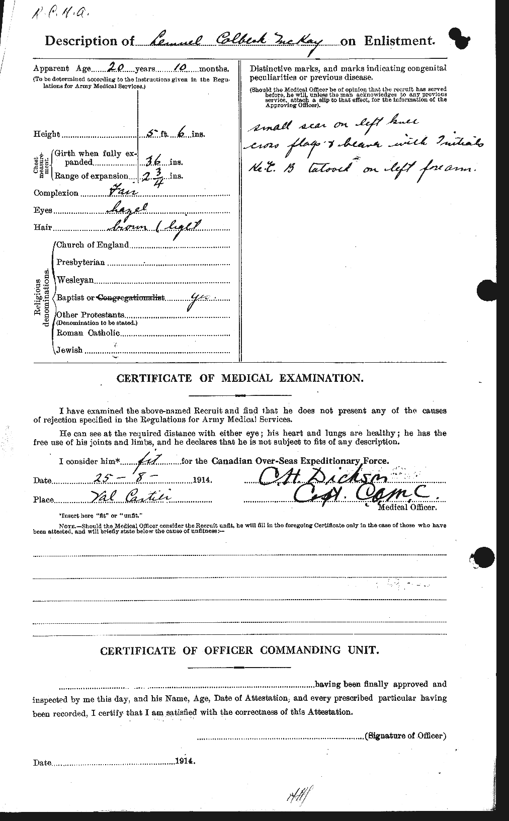 Personnel Records of the First World War - CEF 527142b
