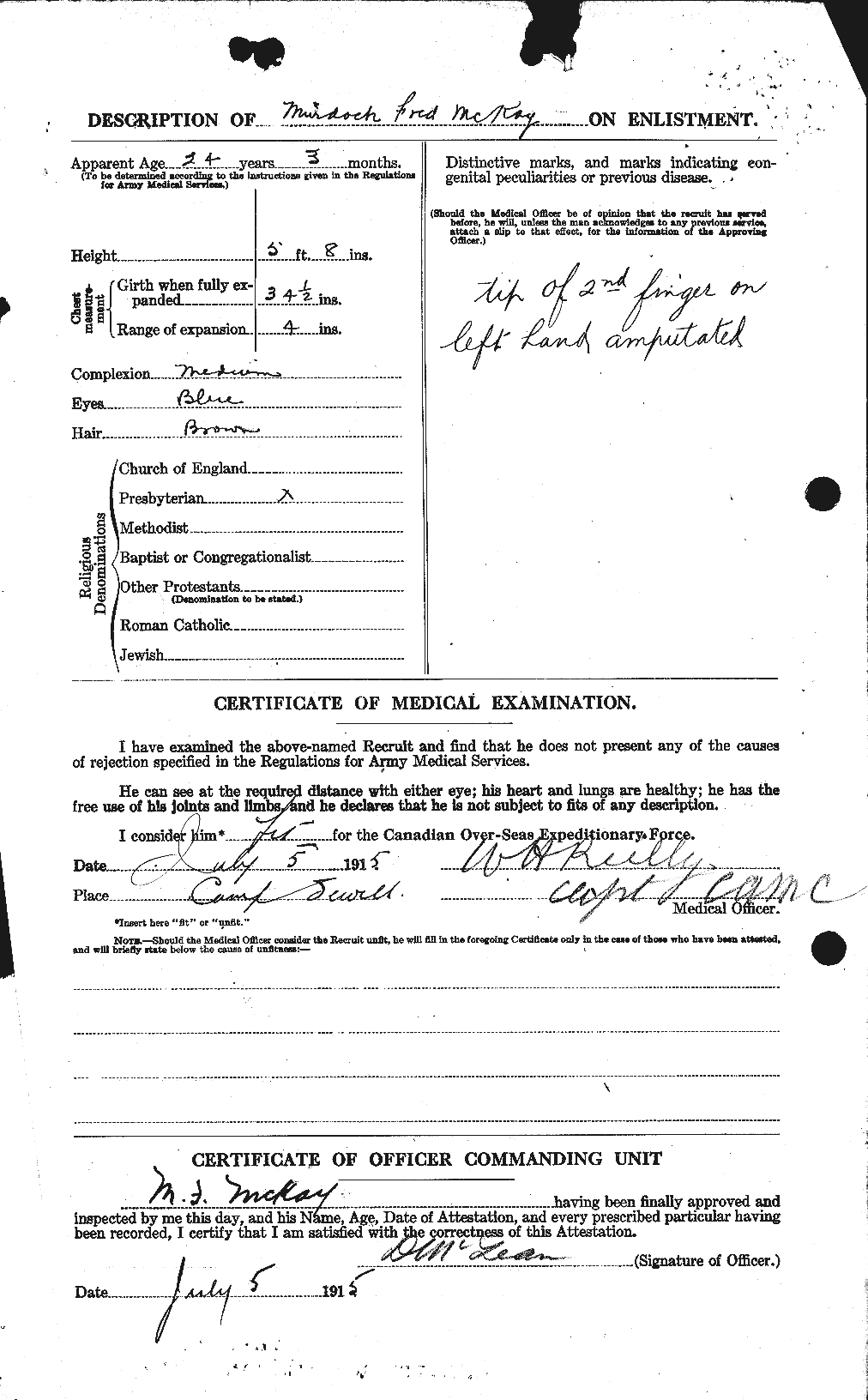 Personnel Records of the First World War - CEF 527191b
