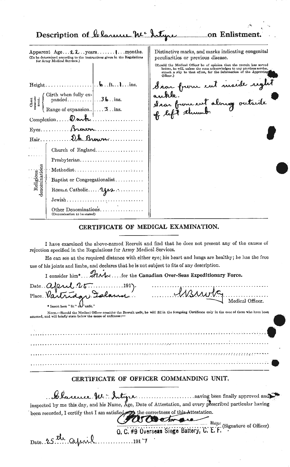 Personnel Records of the First World War - CEF 527281b