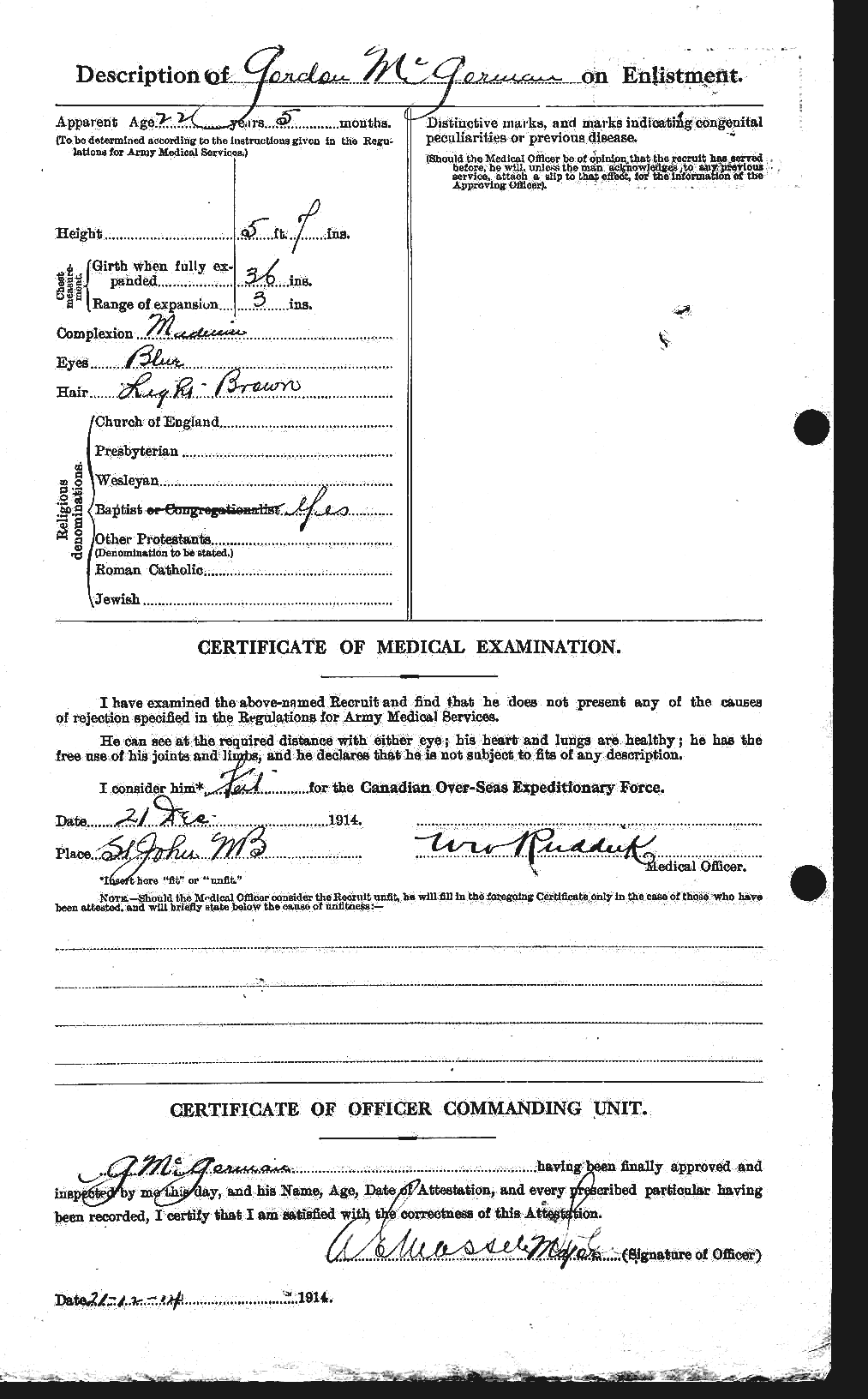 Personnel Records of the First World War - CEF 528515b