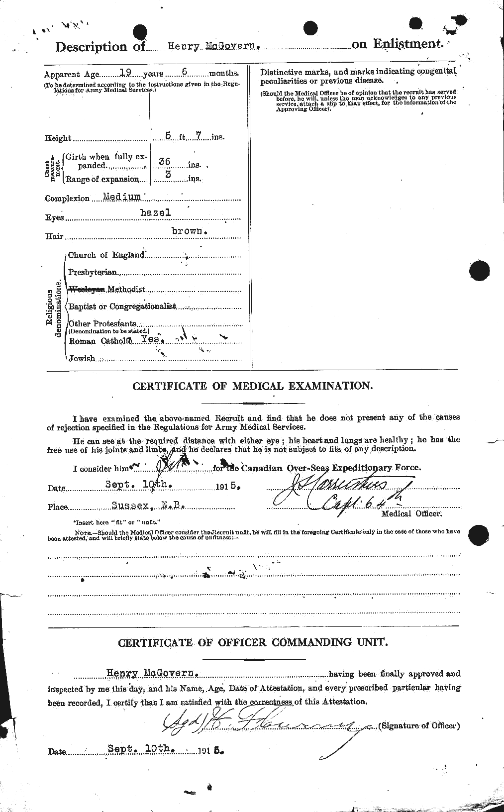 Personnel Records of the First World War - CEF 528560b