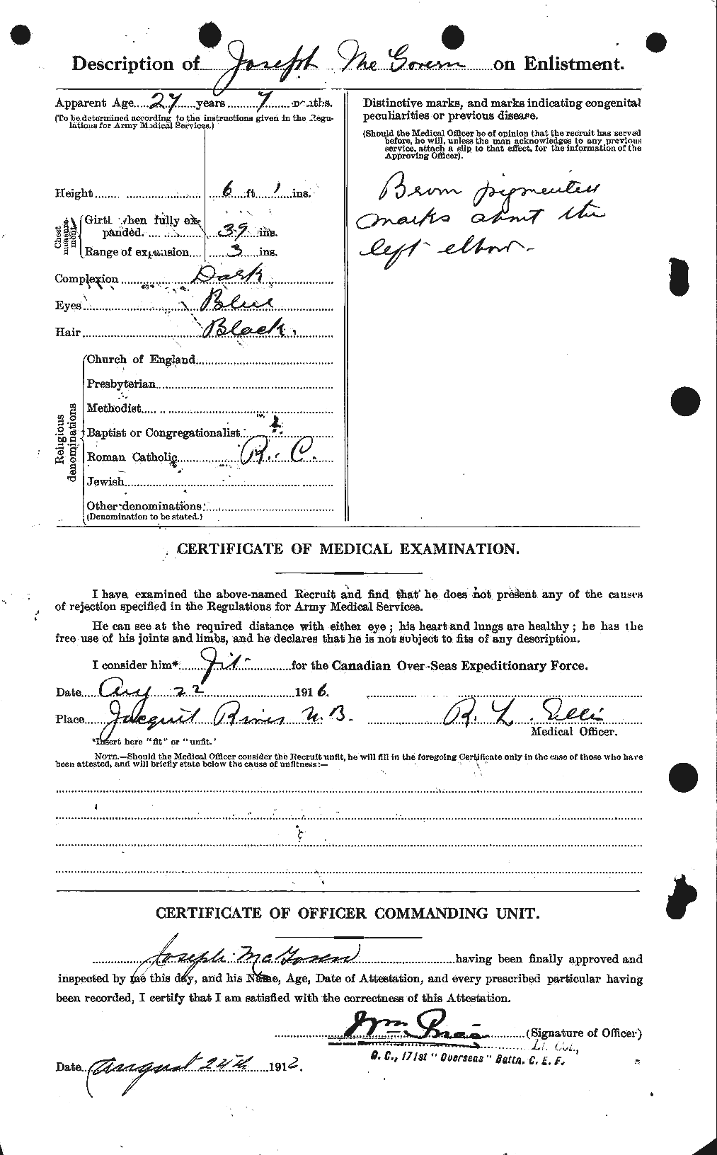 Personnel Records of the First World War - CEF 528579b