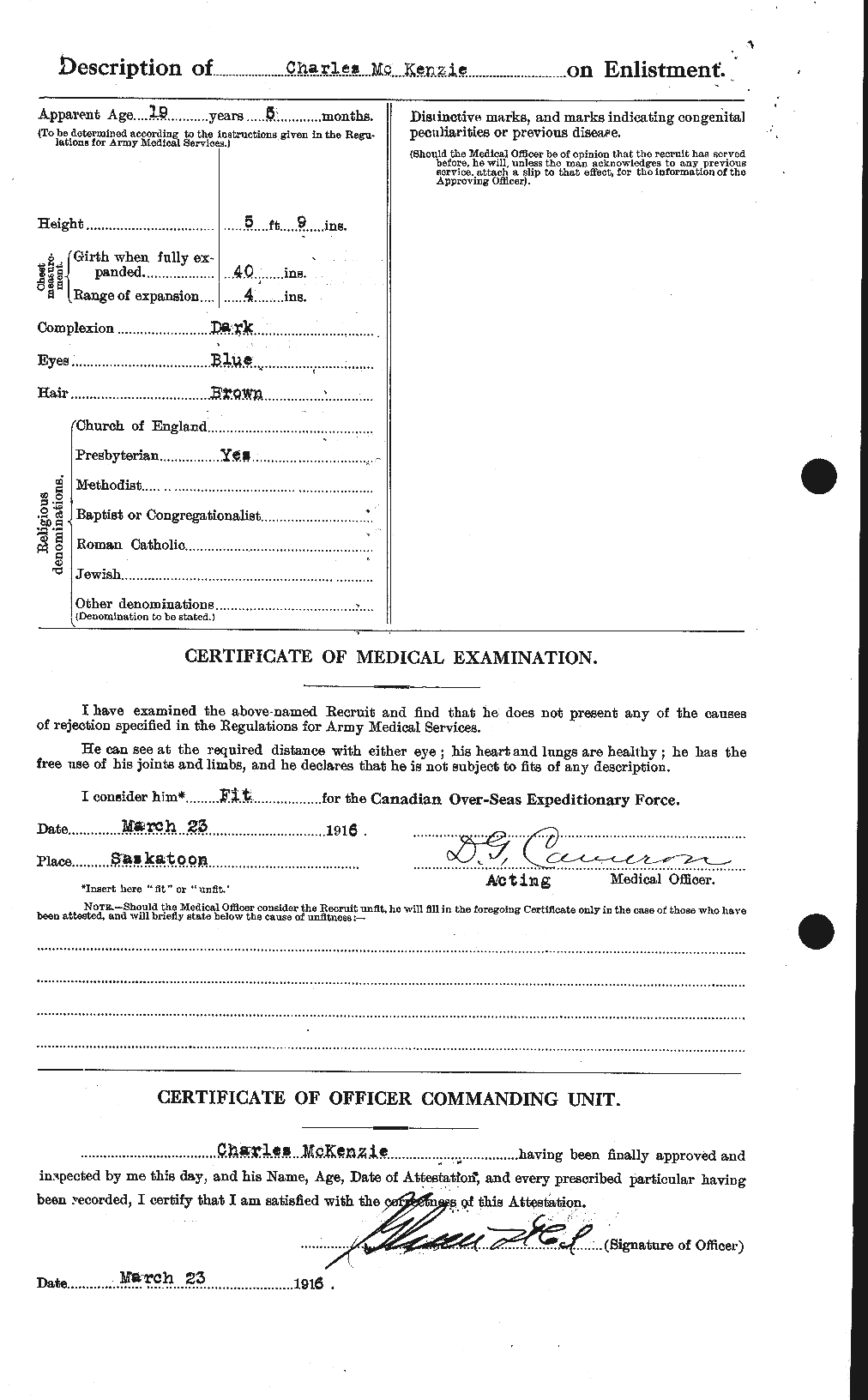 Personnel Records of the First World War - CEF 528915b