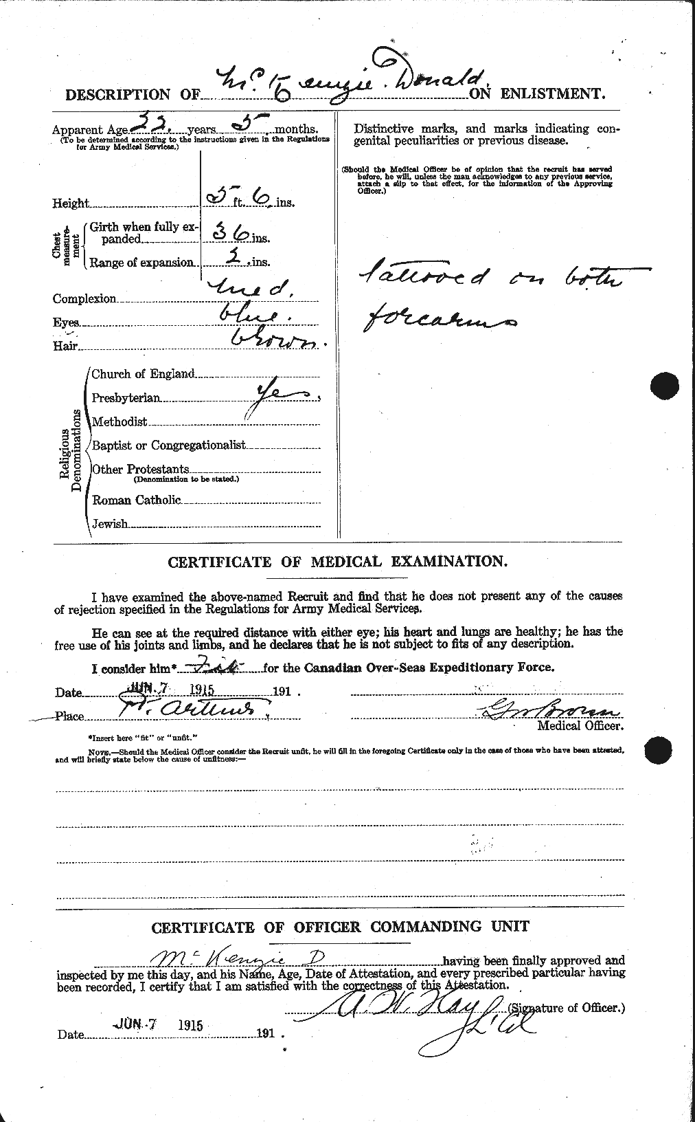 Personnel Records of the First World War - CEF 529041b