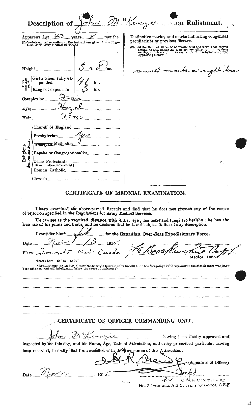 Personnel Records of the First World War - CEF 529310b