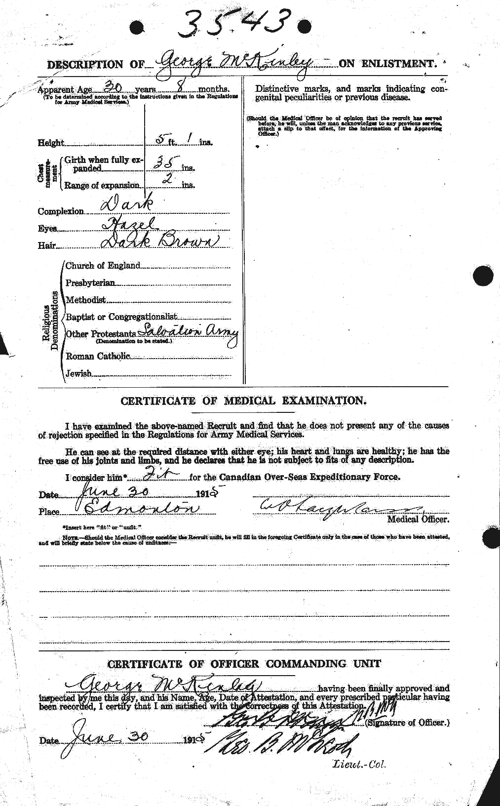 Personnel Records of the First World War - CEF 529564b