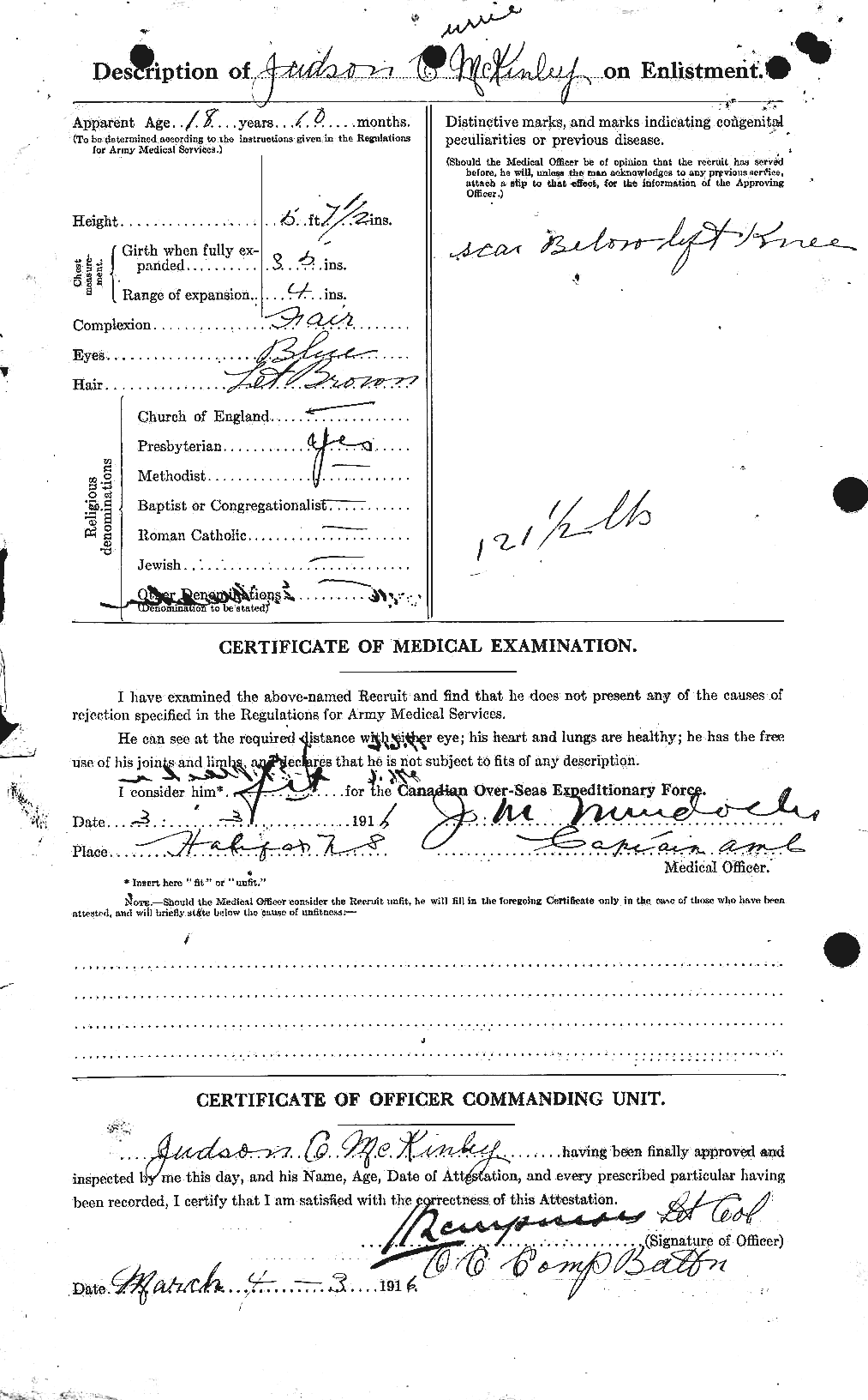 Personnel Records of the First World War - CEF 529598b