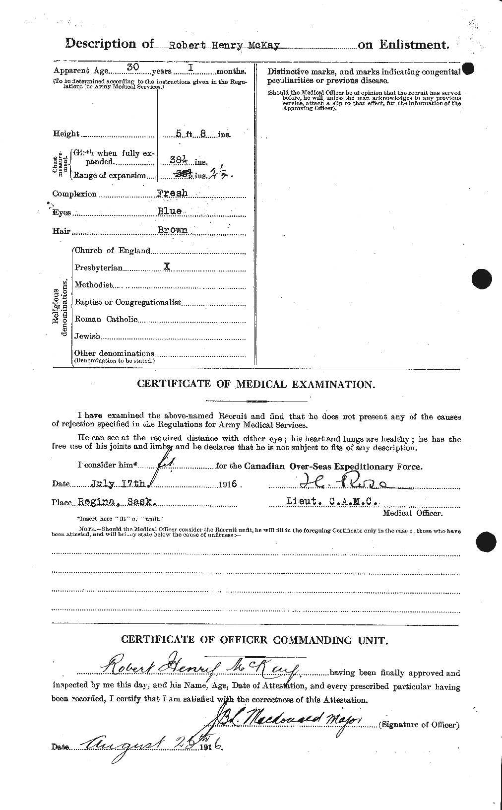 Personnel Records of the First World War - CEF 530097b