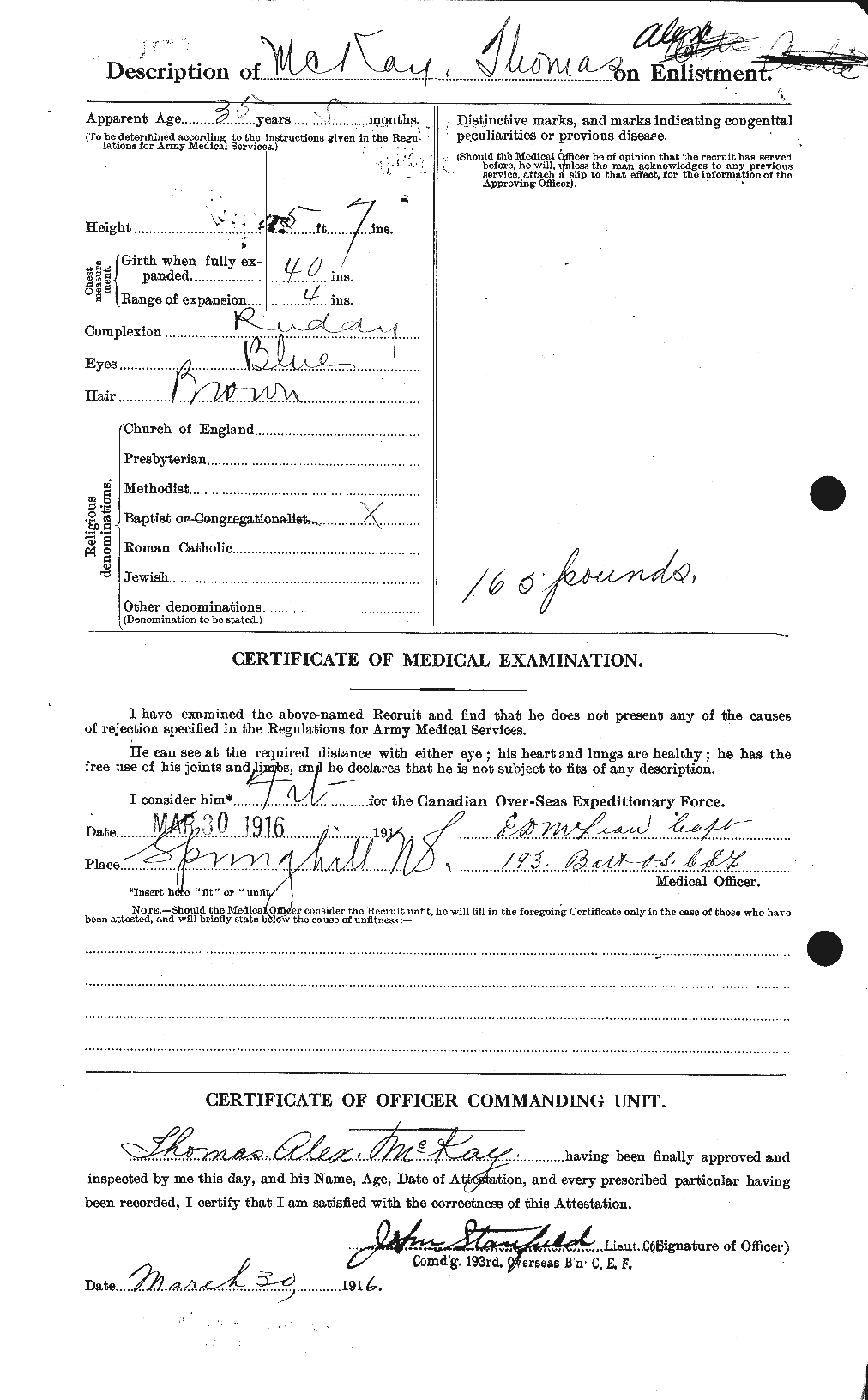 Personnel Records of the First World War - CEF 530169b