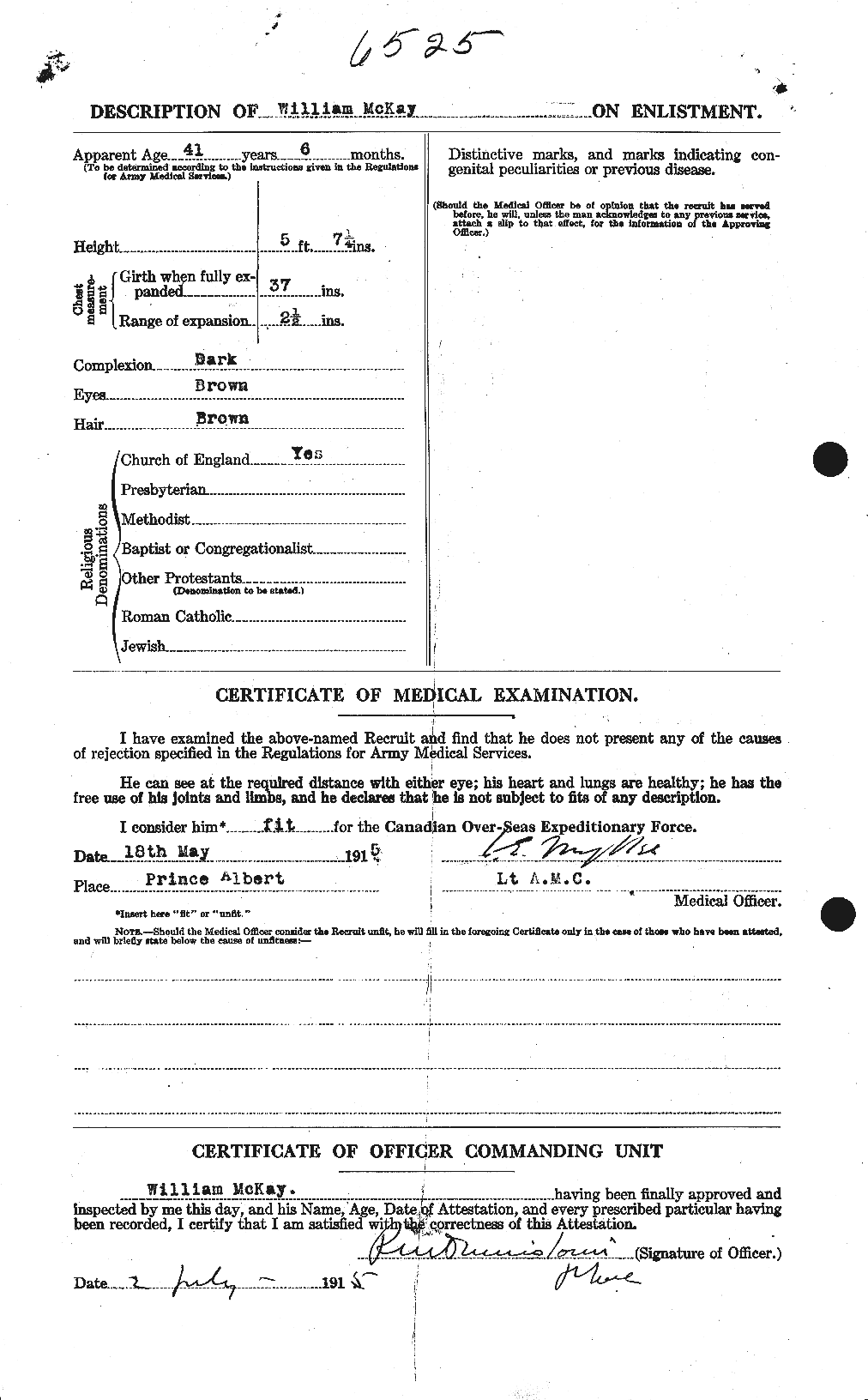 Personnel Records of the First World War - CEF 530209b