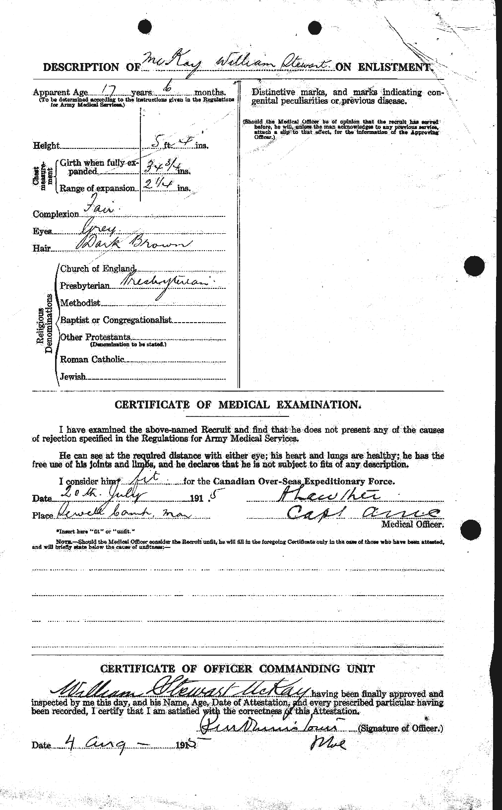 Personnel Records of the First World War - CEF 530322b