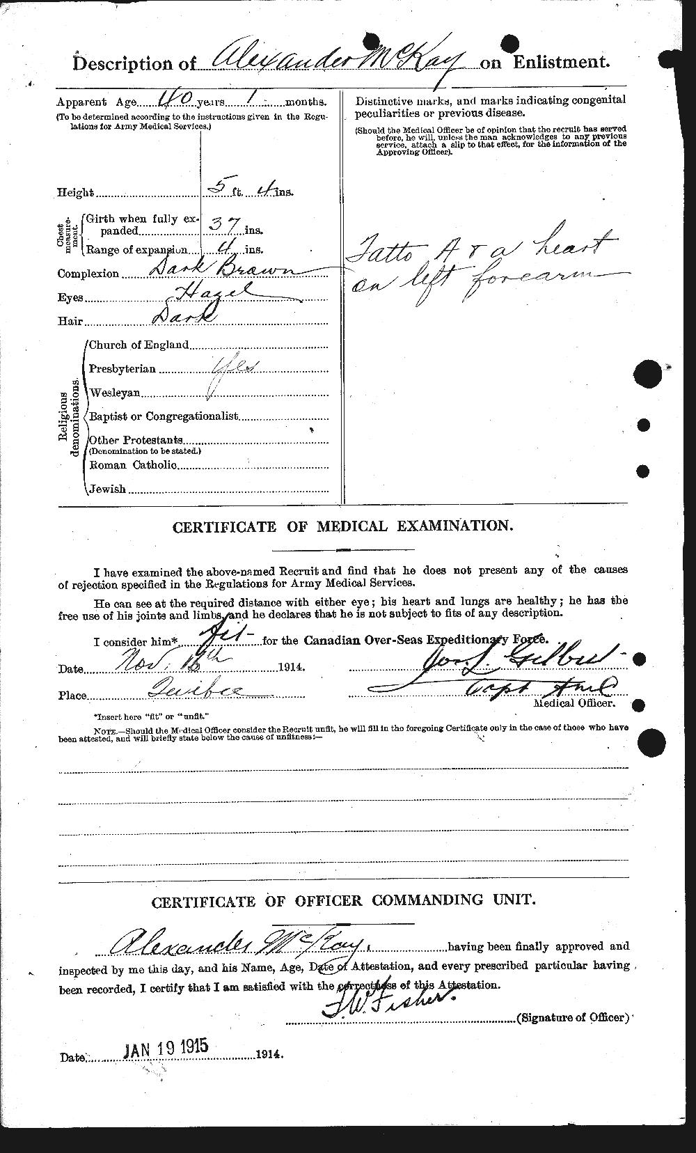 Personnel Records of the First World War - CEF 530923b