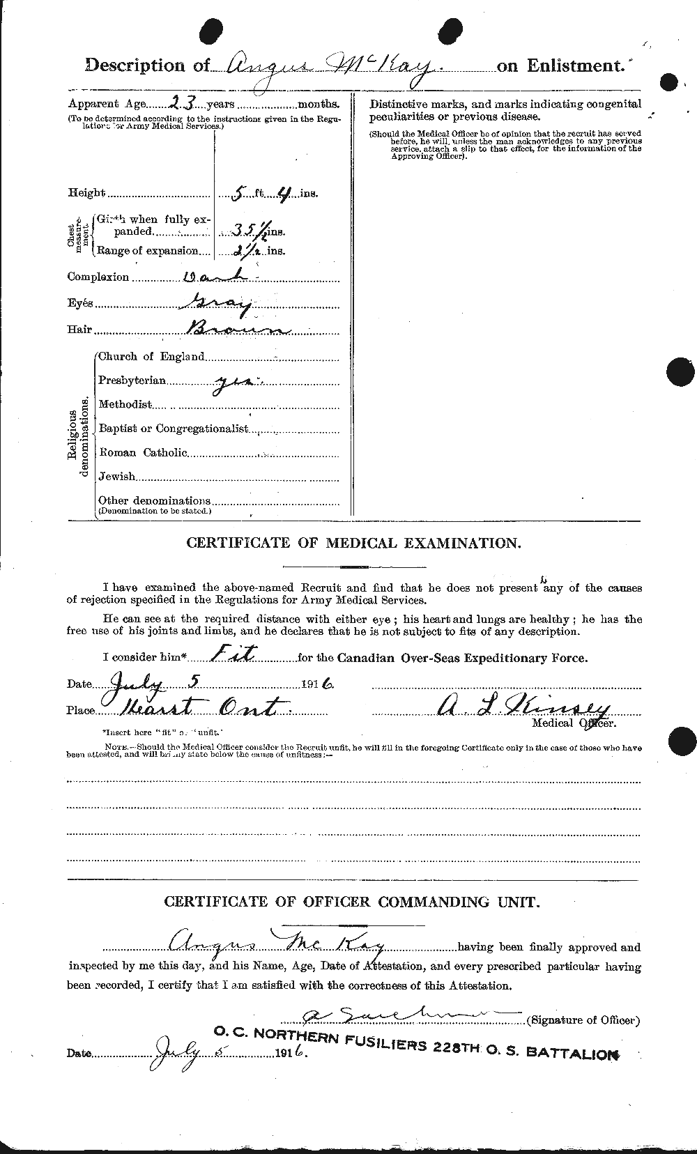 Personnel Records of the First World War - CEF 530990b
