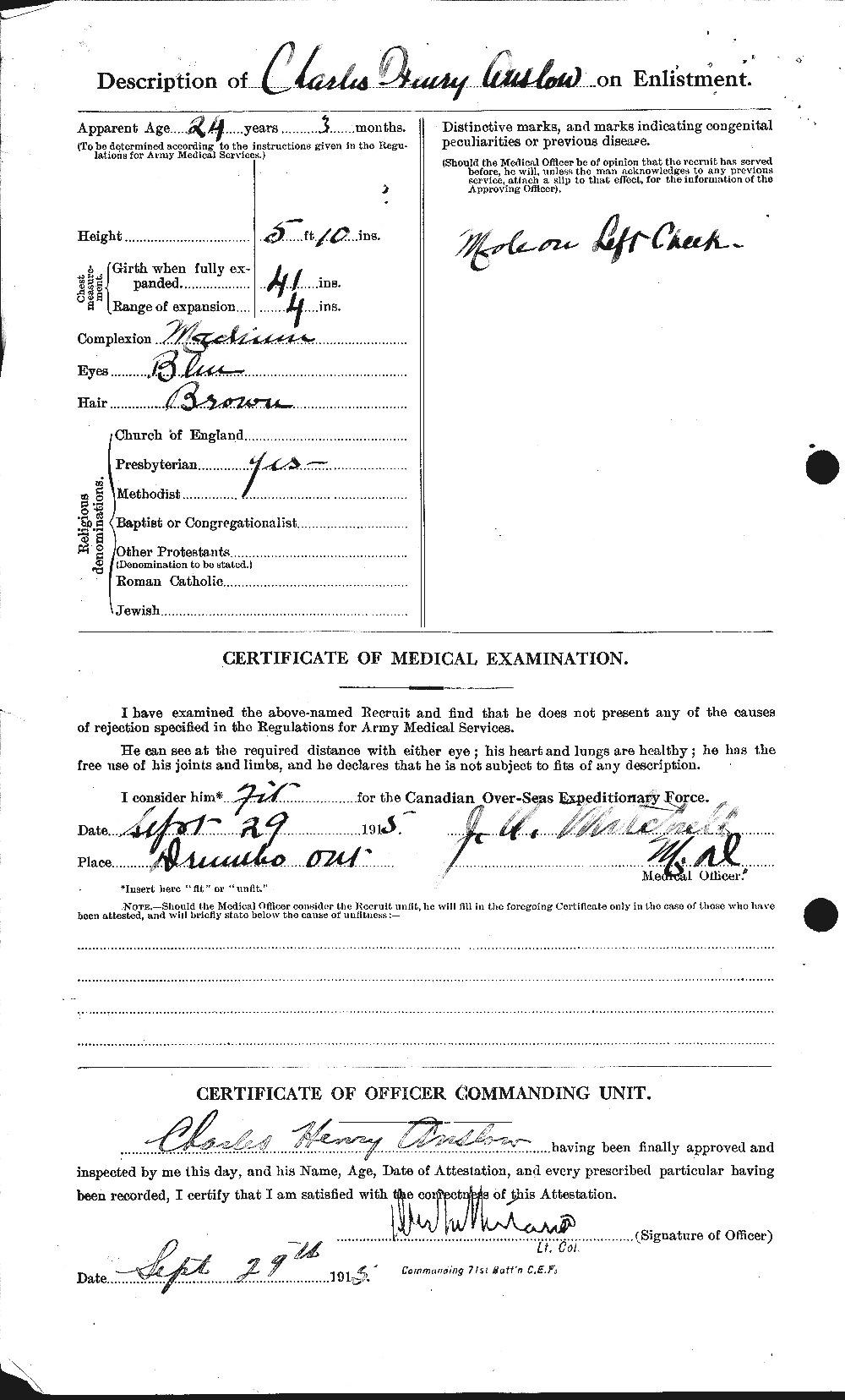 Personnel Records of the First World War - CEF 531067b