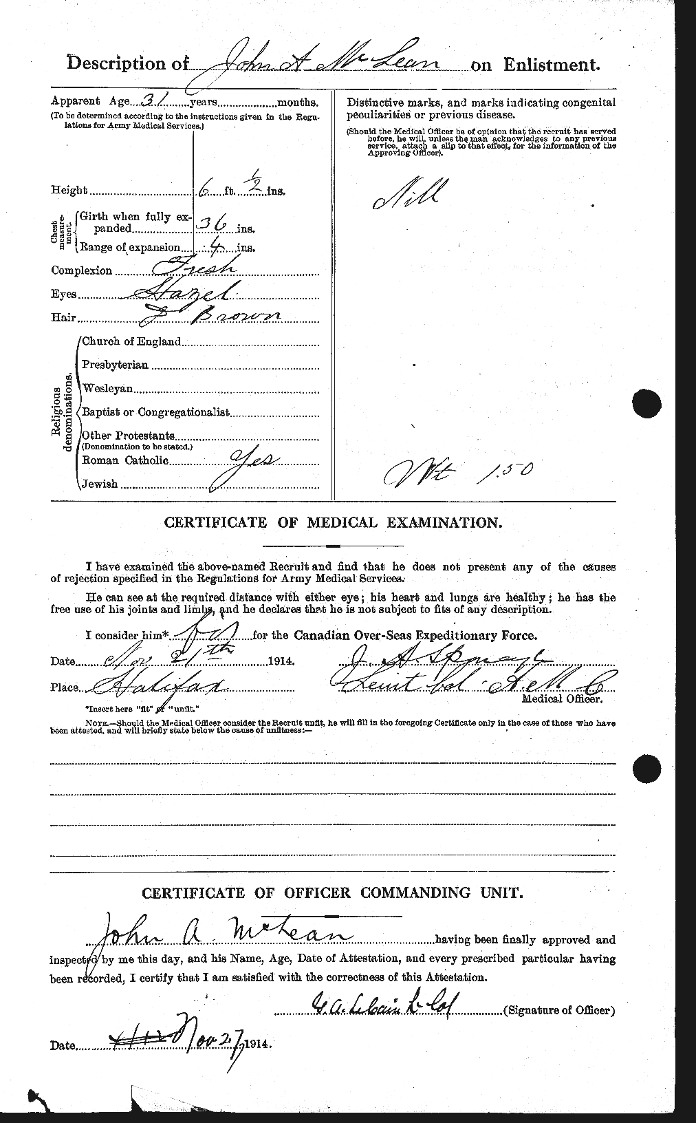 Dossiers du Personnel de la Première Guerre mondiale - CEC 531771b