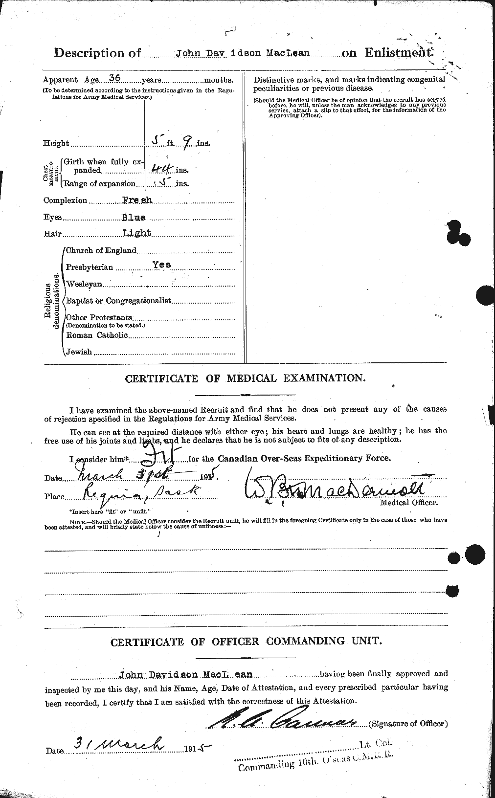 Personnel Records of the First World War - CEF 531804b