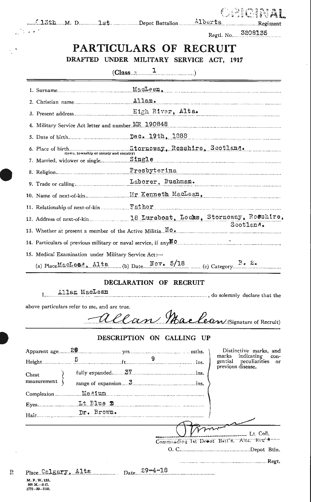Personnel Records of the First World War - CEF 532770a