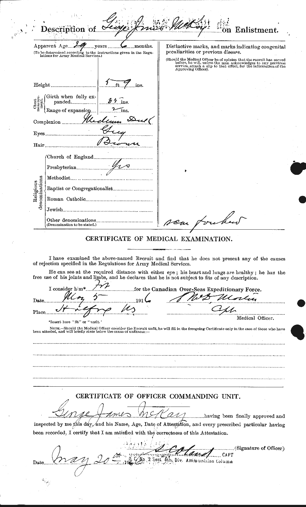 Personnel Records of the First World War - CEF 534683b
