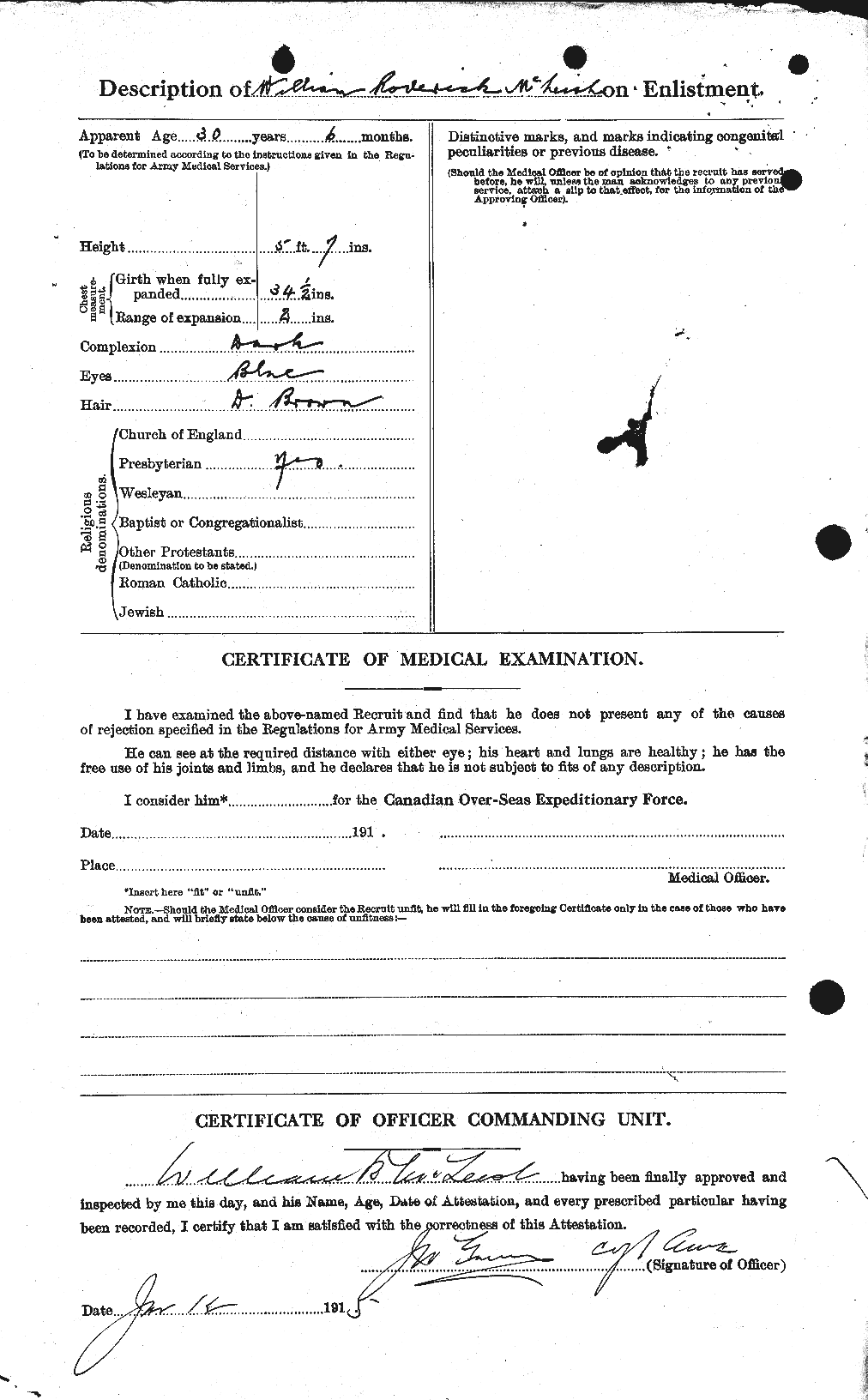 Personnel Records of the First World War - CEF 535349b