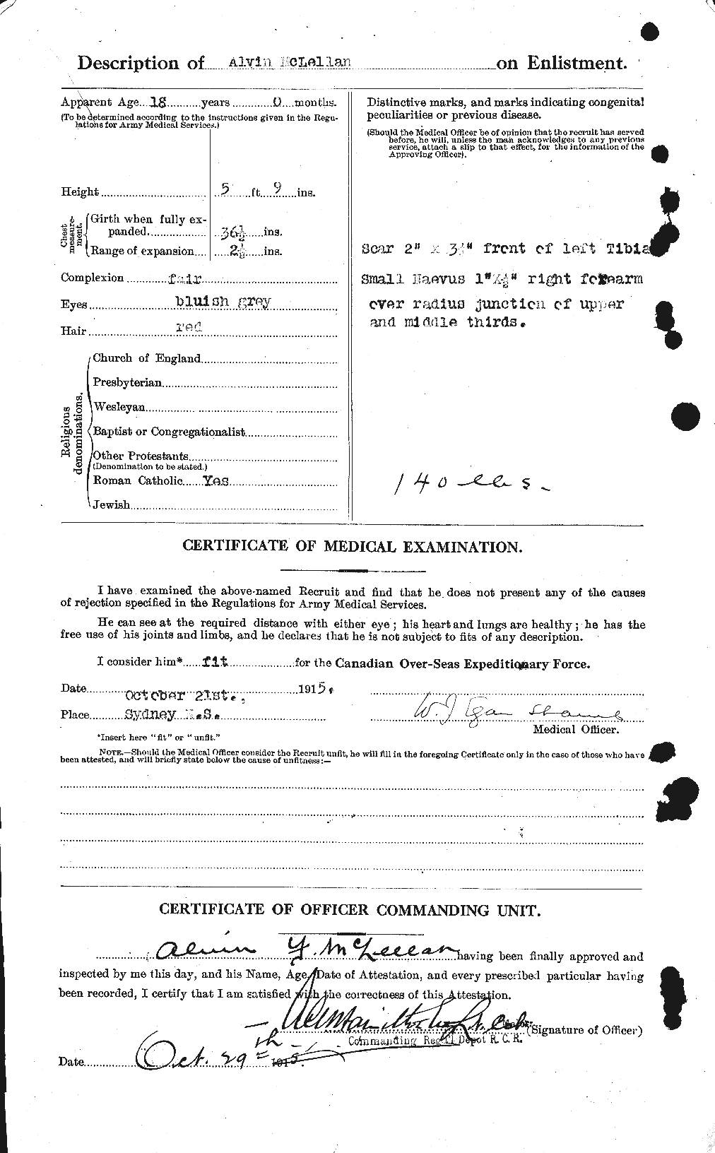 Personnel Records of the First World War - CEF 535385b