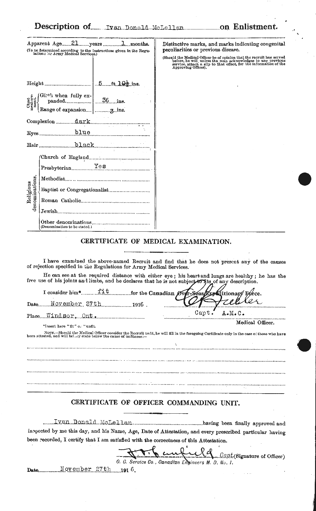 Personnel Records of the First World War - CEF 535504b