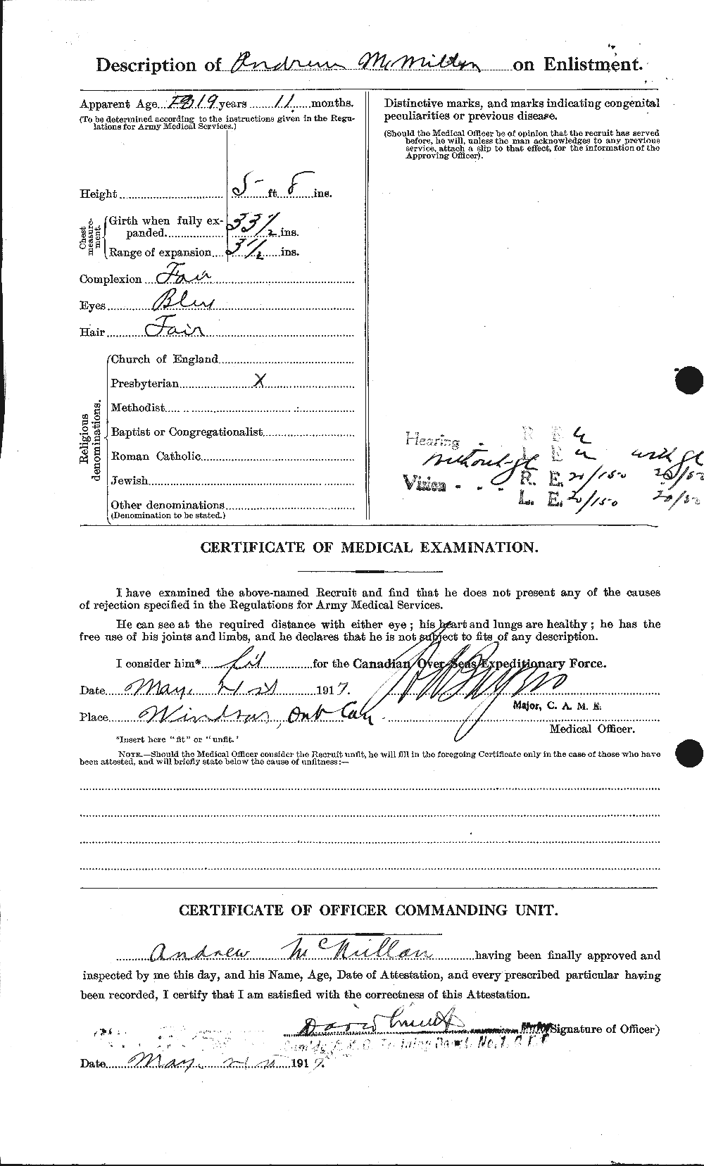Personnel Records of the First World War - CEF 537498b