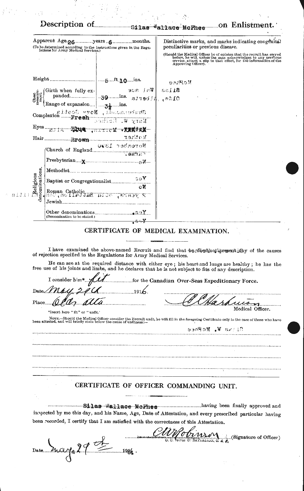 Personnel Records of the First World War - CEF 541192b
