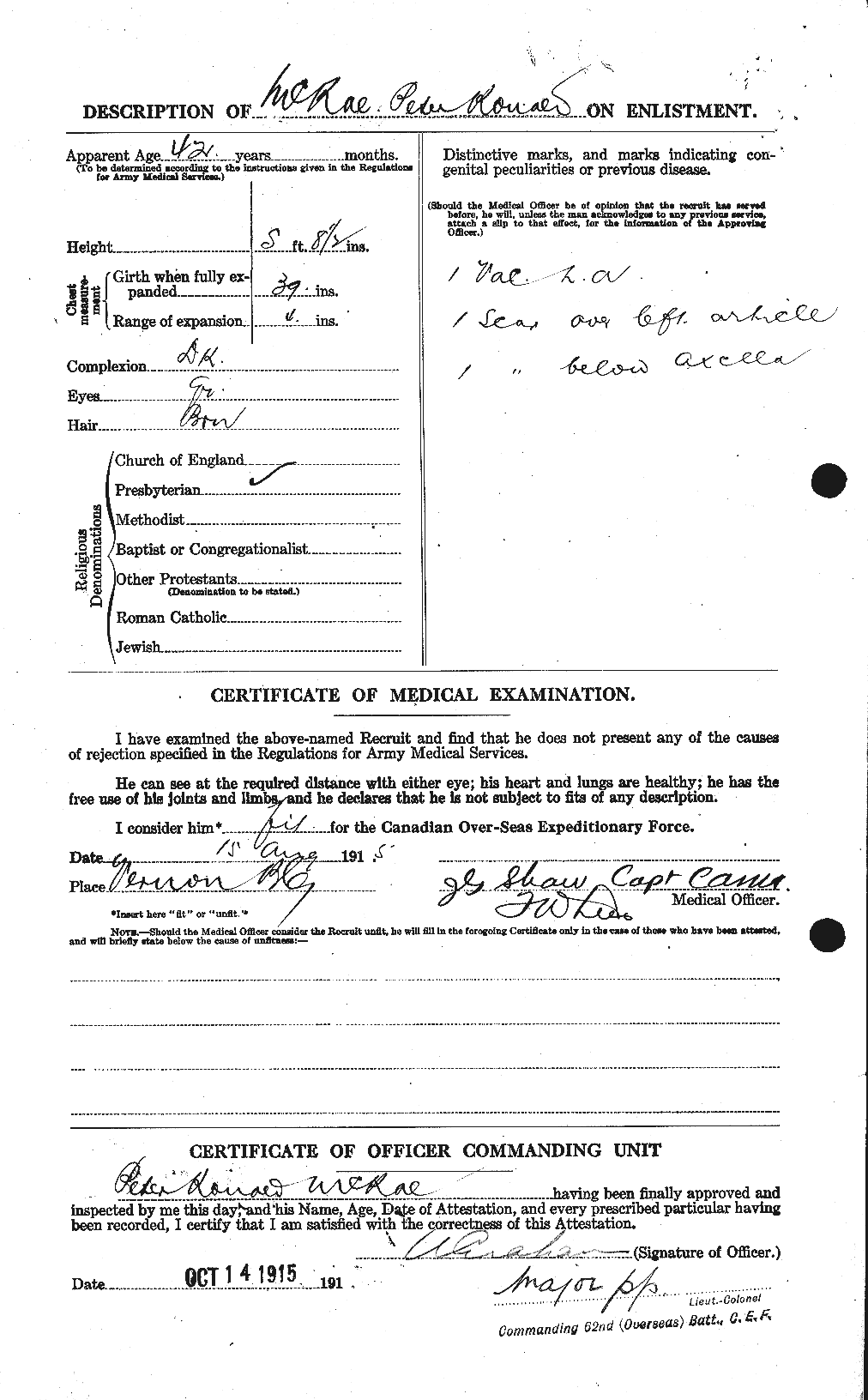 Personnel Records of the First World War - CEF 542910b