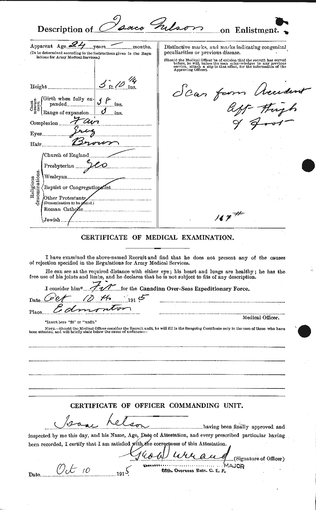 Personnel Records of the First World War - CEF 543894b