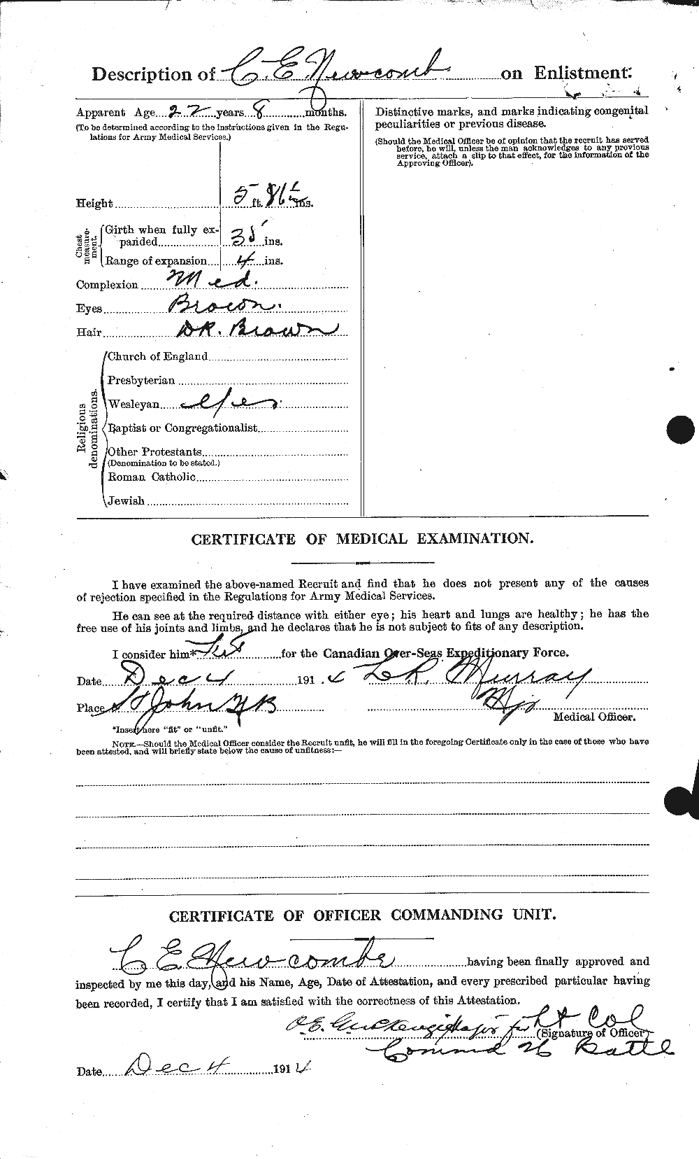 Personnel Records of the First World War - CEF 544157b