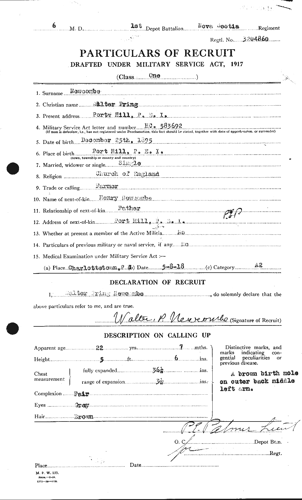 Personnel Records of the First World War - CEF 544209a