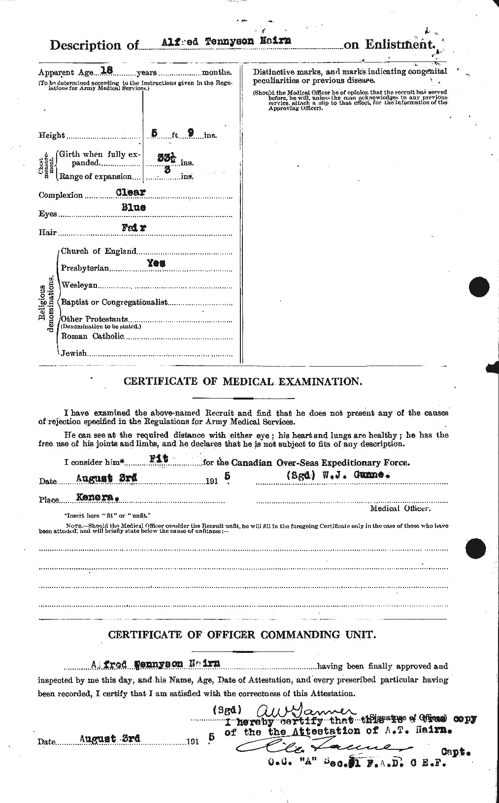 Personnel Records of the First World War - CEF 544381b
