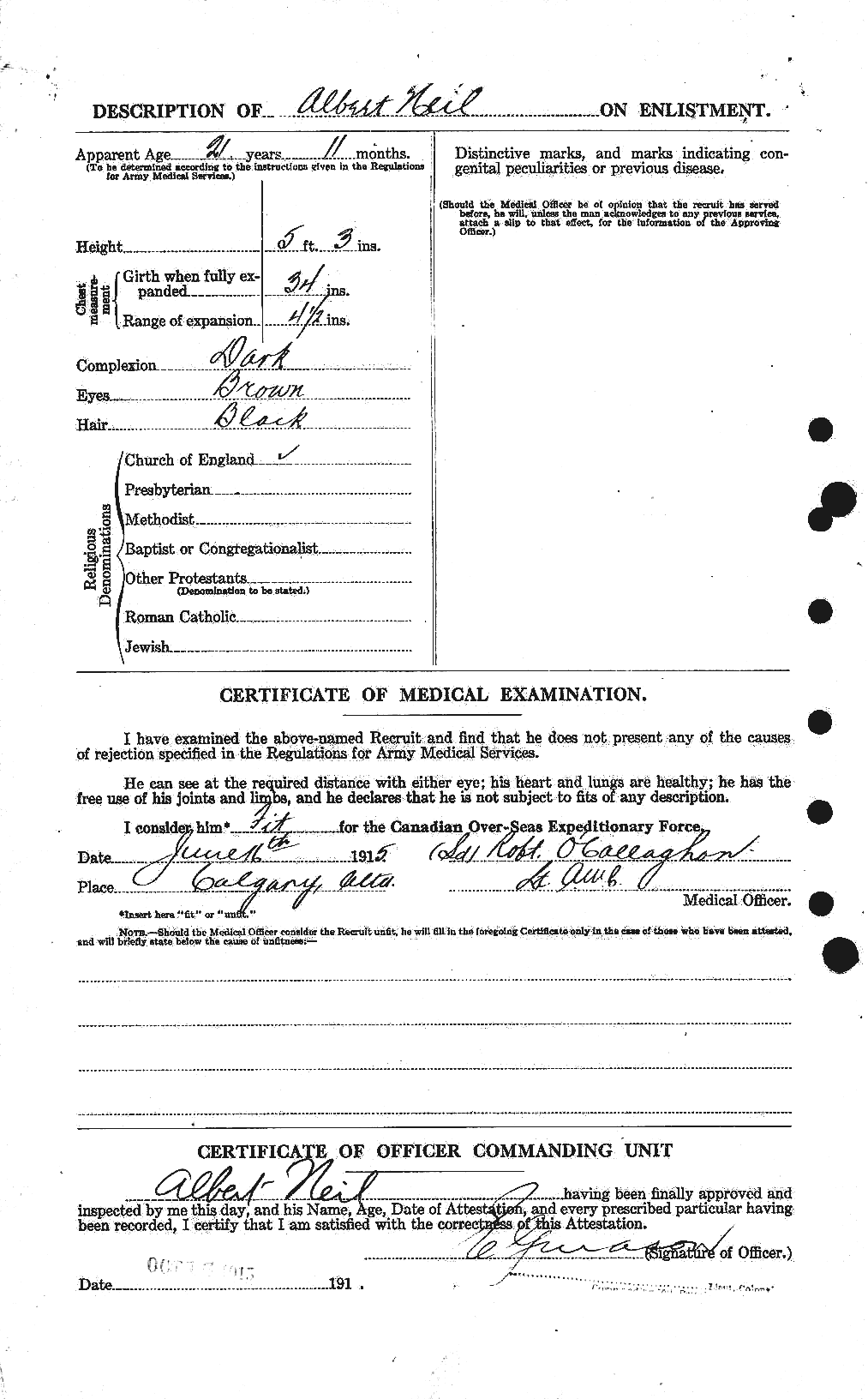 Personnel Records of the First World War - CEF 545542b