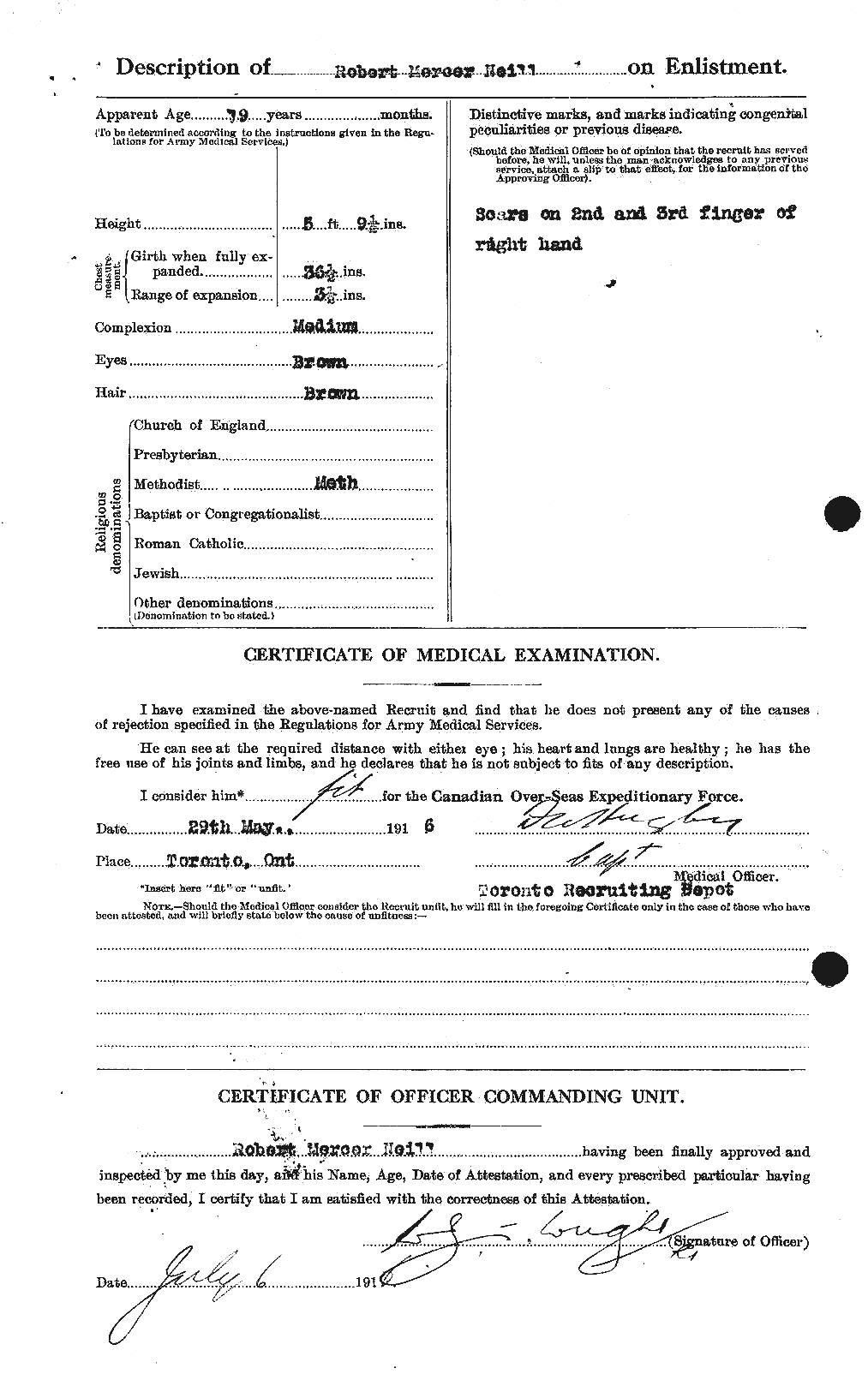 Personnel Records of the First World War - CEF 545710b