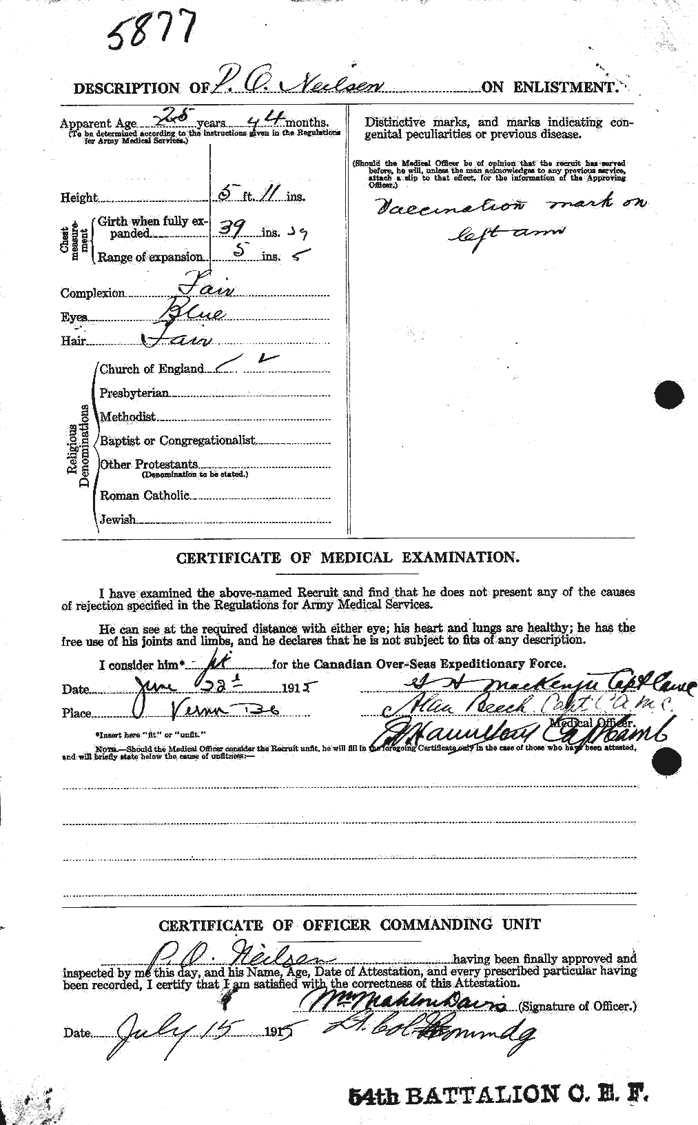 Personnel Records of the First World War - CEF 546673b