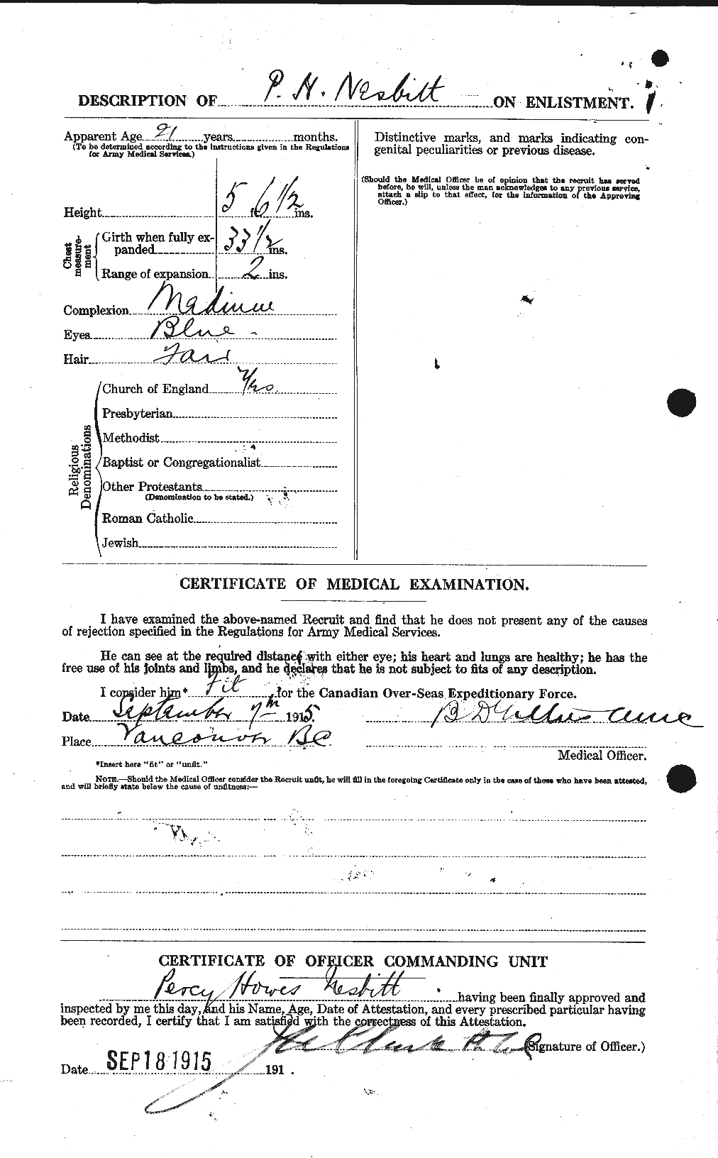 Personnel Records of the First World War - CEF 546940b