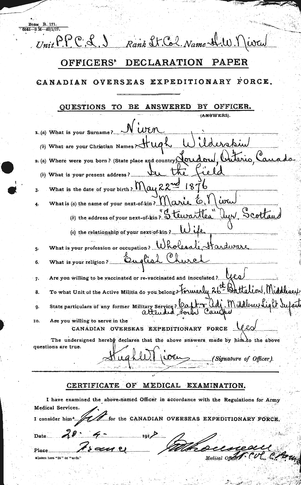 Personnel Records of the First World War - CEF 547581a
