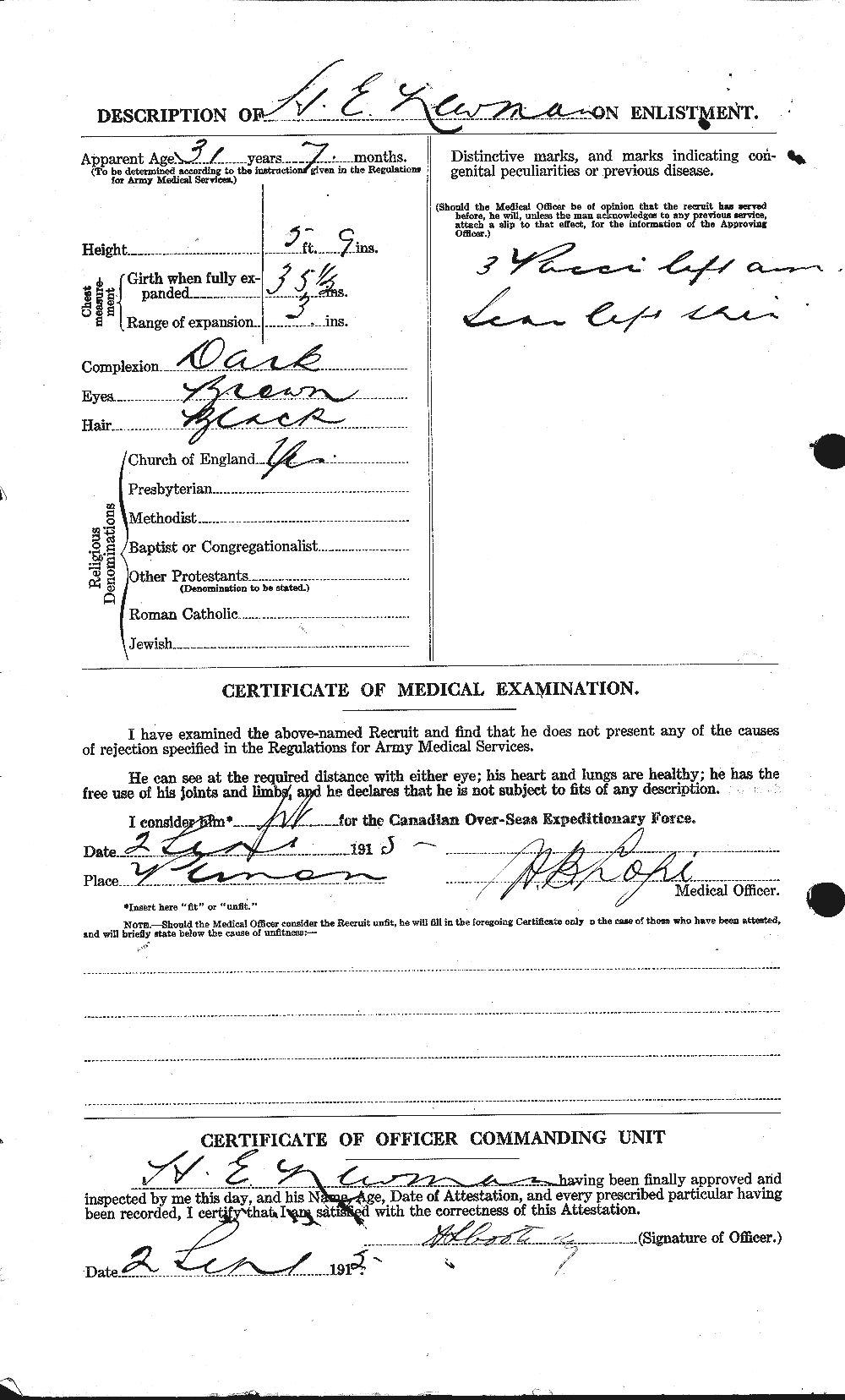 Personnel Records of the First World War - CEF 548124b