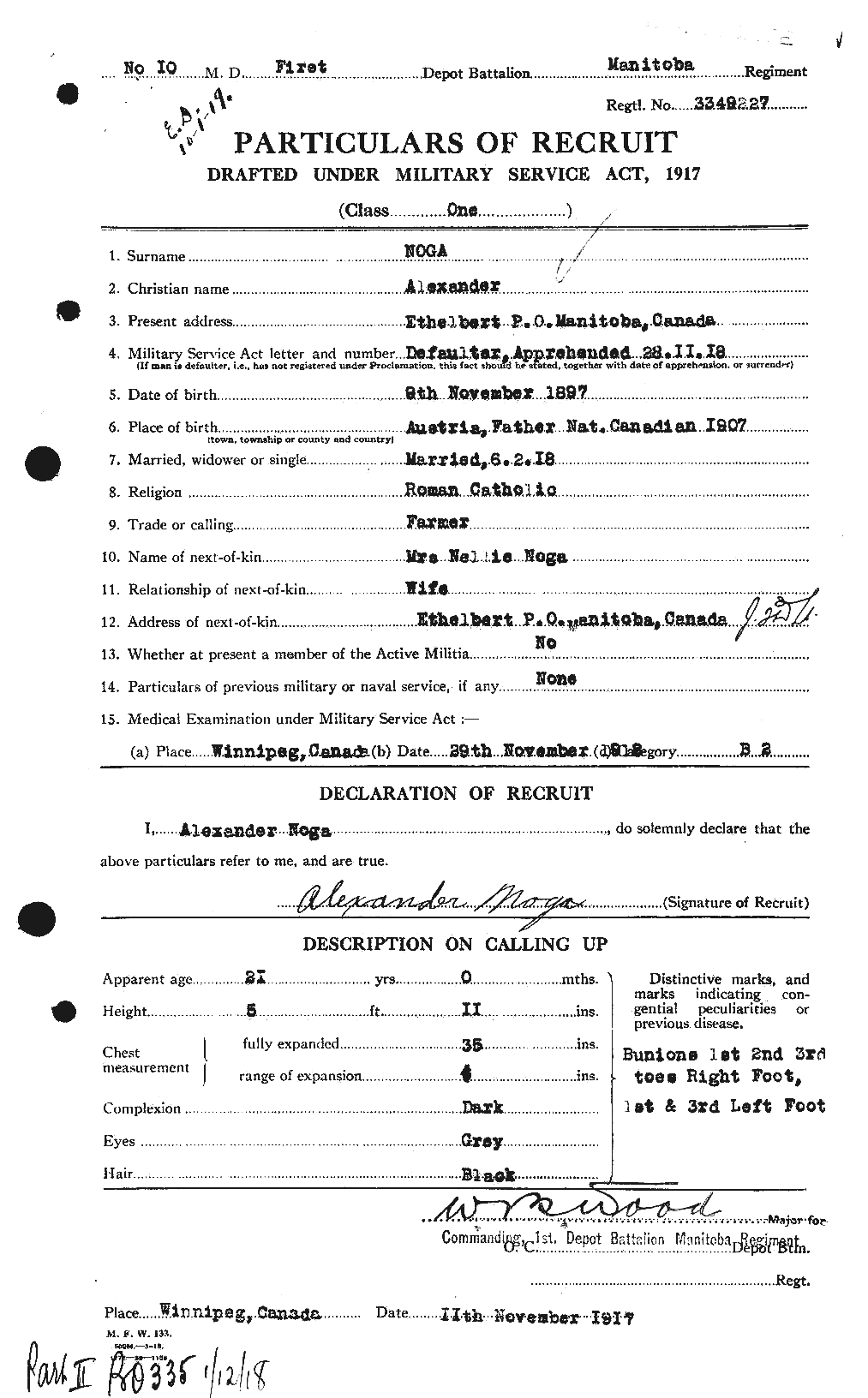 Personnel Records of the First World War - CEF 548477a