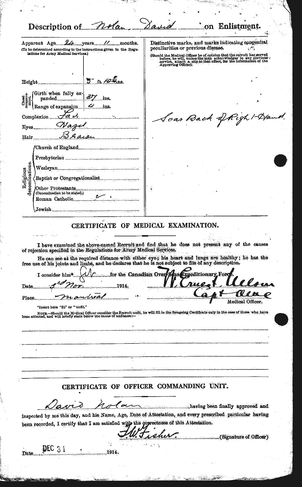 Personnel Records of the First World War - CEF 548545b