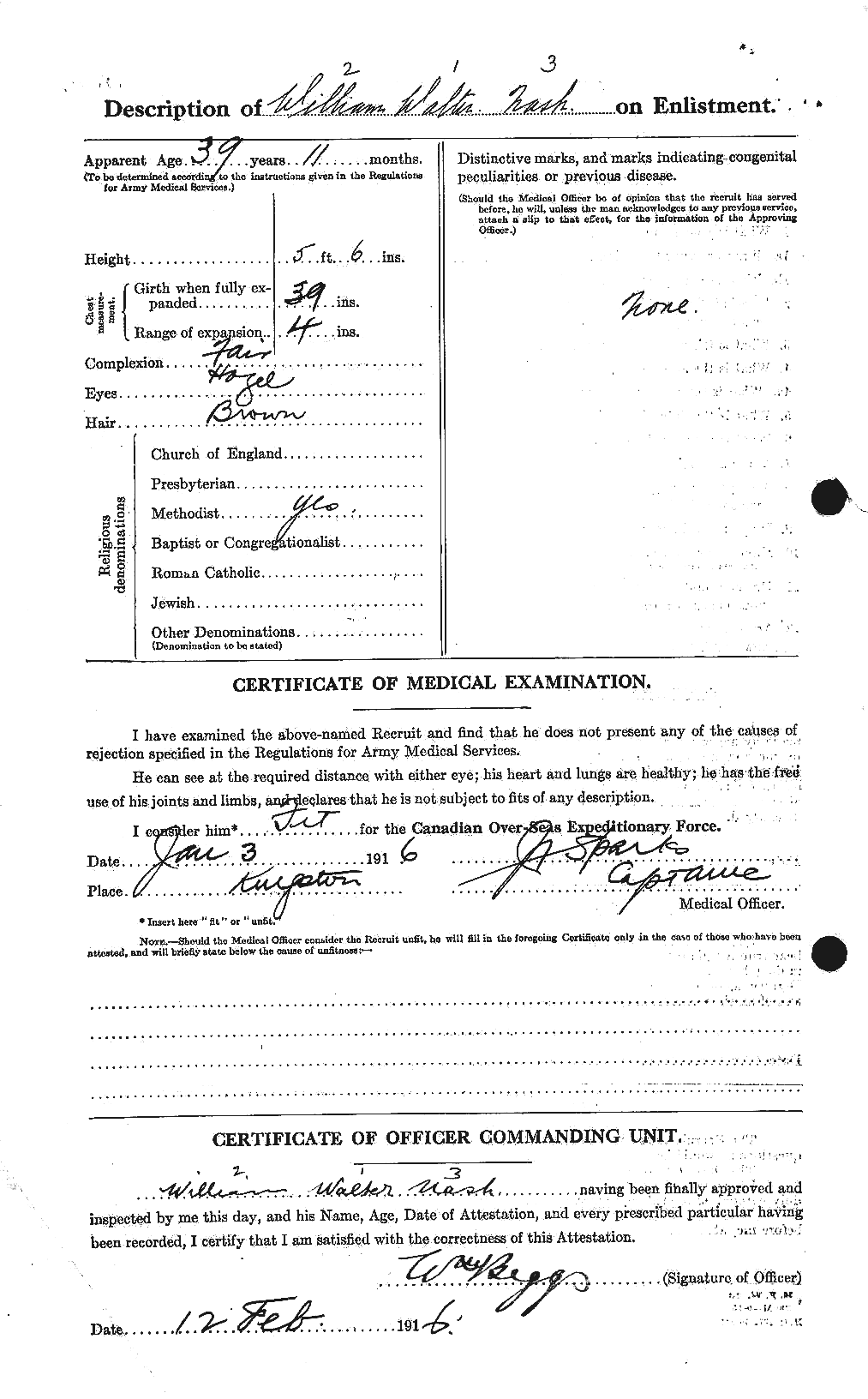 Personnel Records of the First World War - CEF 549064b