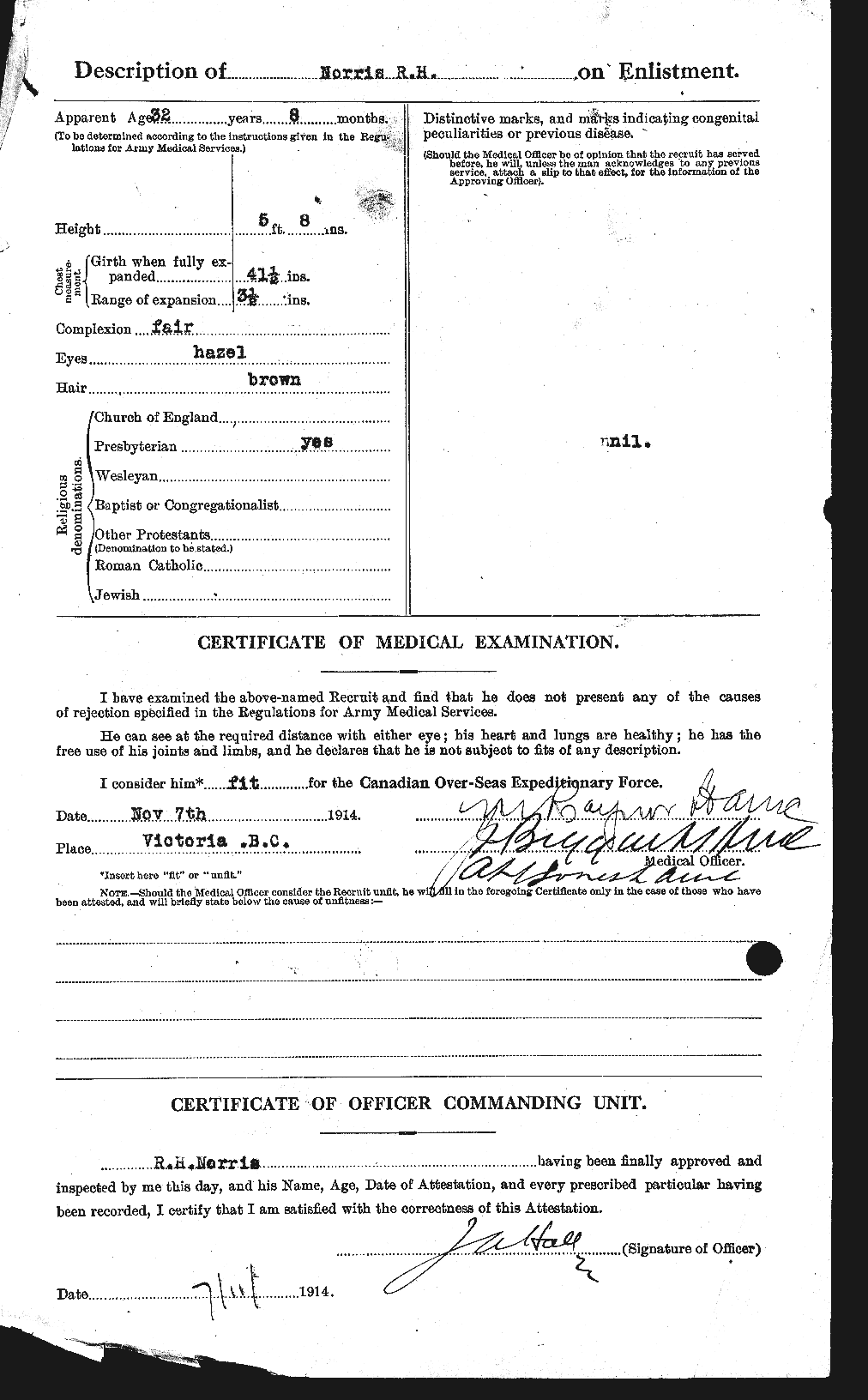 Personnel Records of the First World War - CEF 549756b