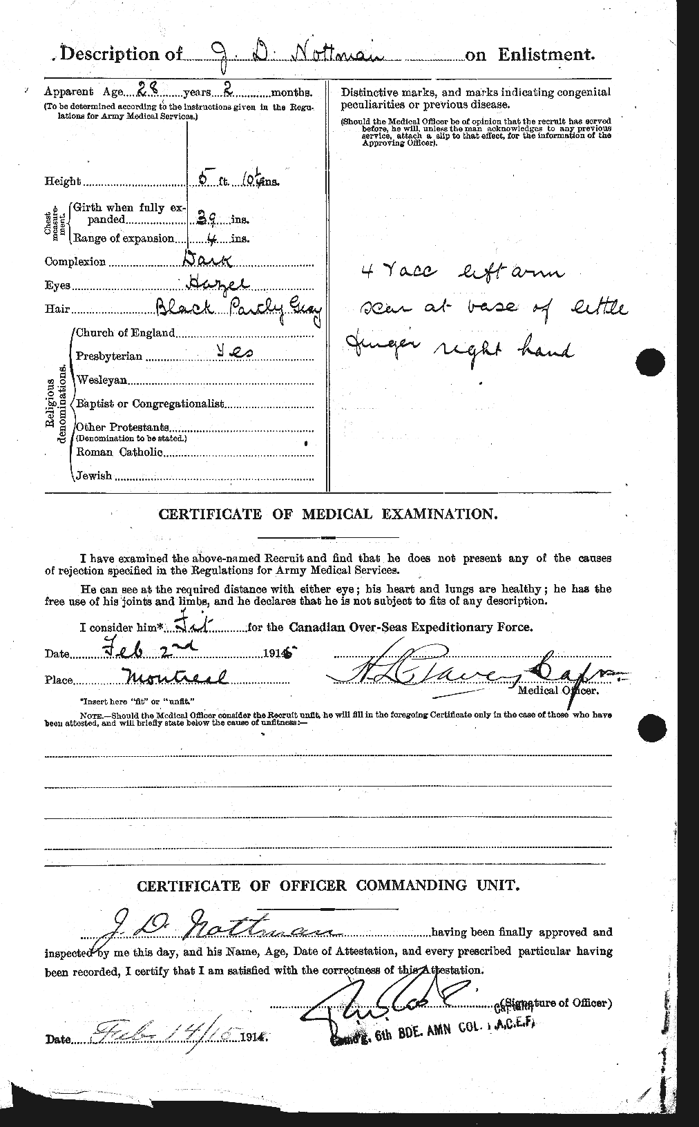 Personnel Records of the First World War - CEF 552028b