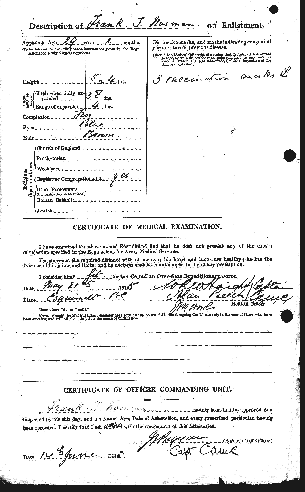 Personnel Records of the First World War - CEF 552092b
