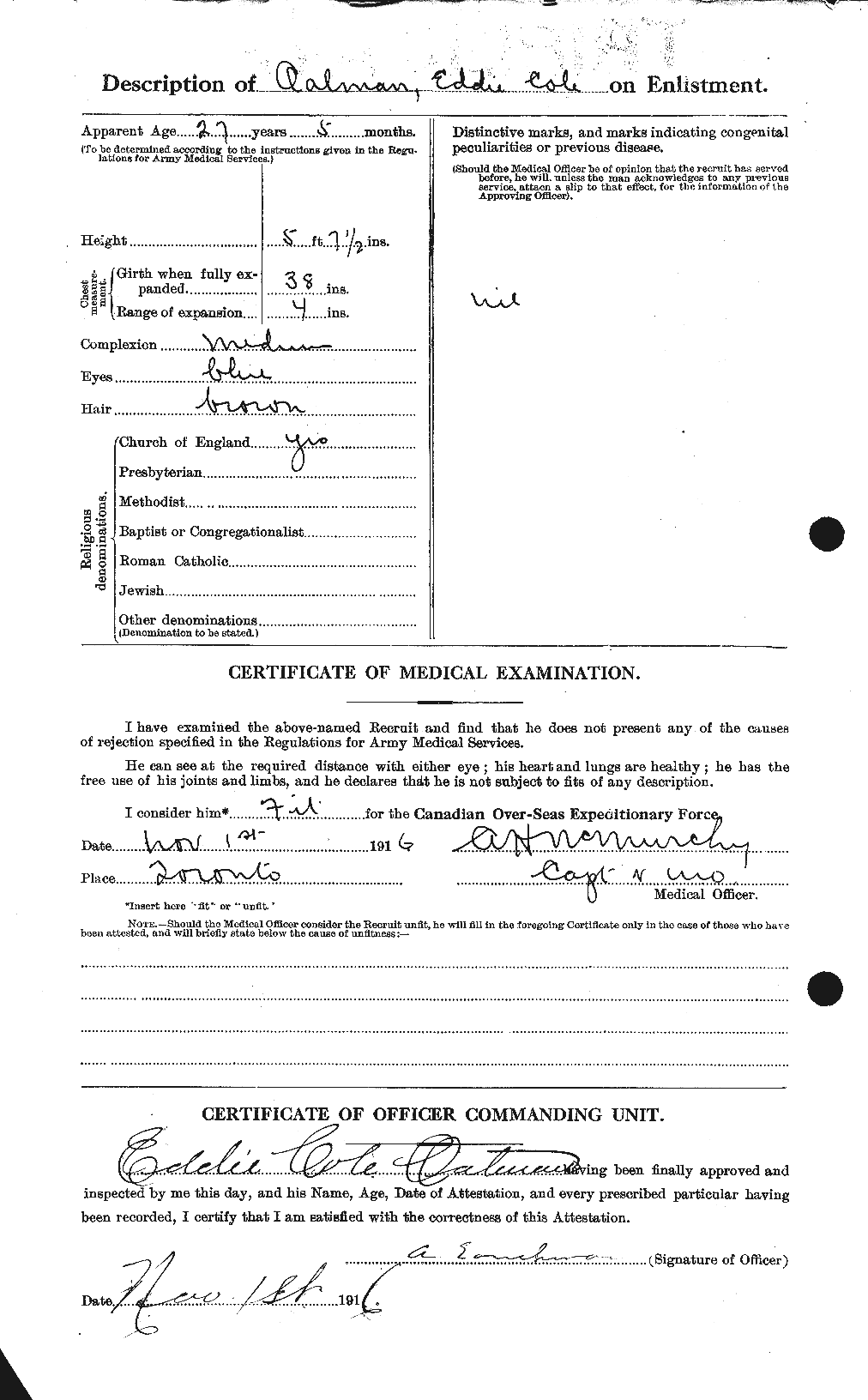Personnel Records of the First World War - CEF 552568b