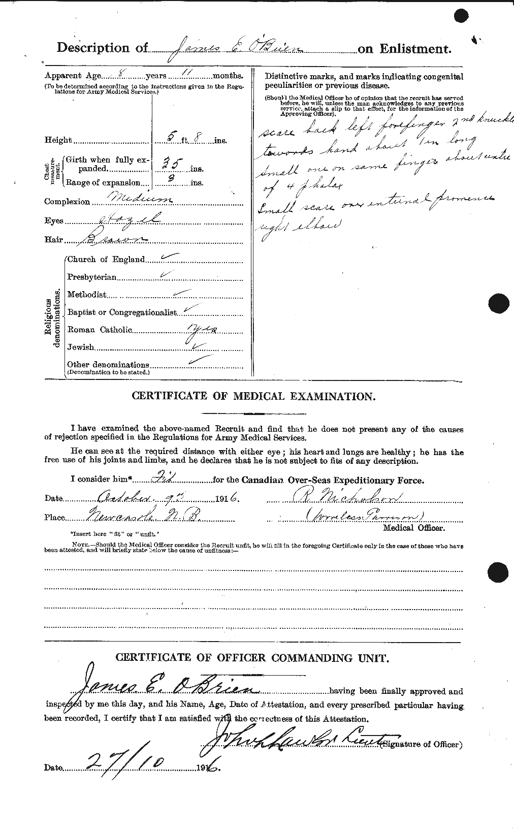 Personnel Records of the First World War - CEF 554094b