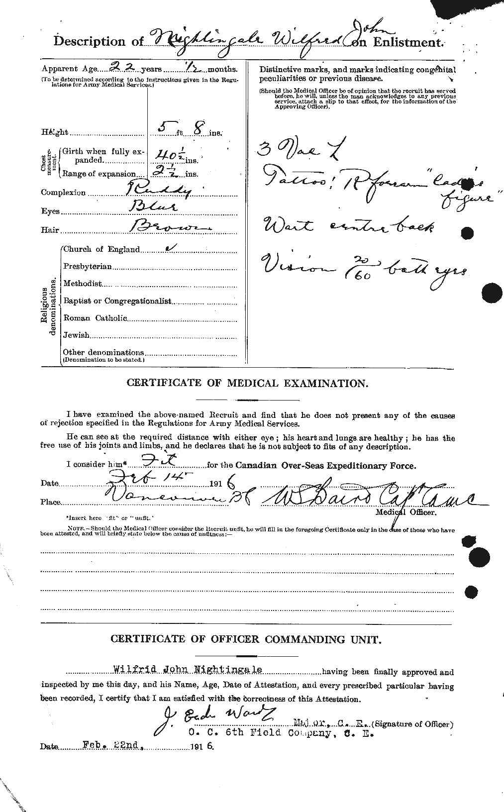 Personnel Records of the First World War - CEF 555221b