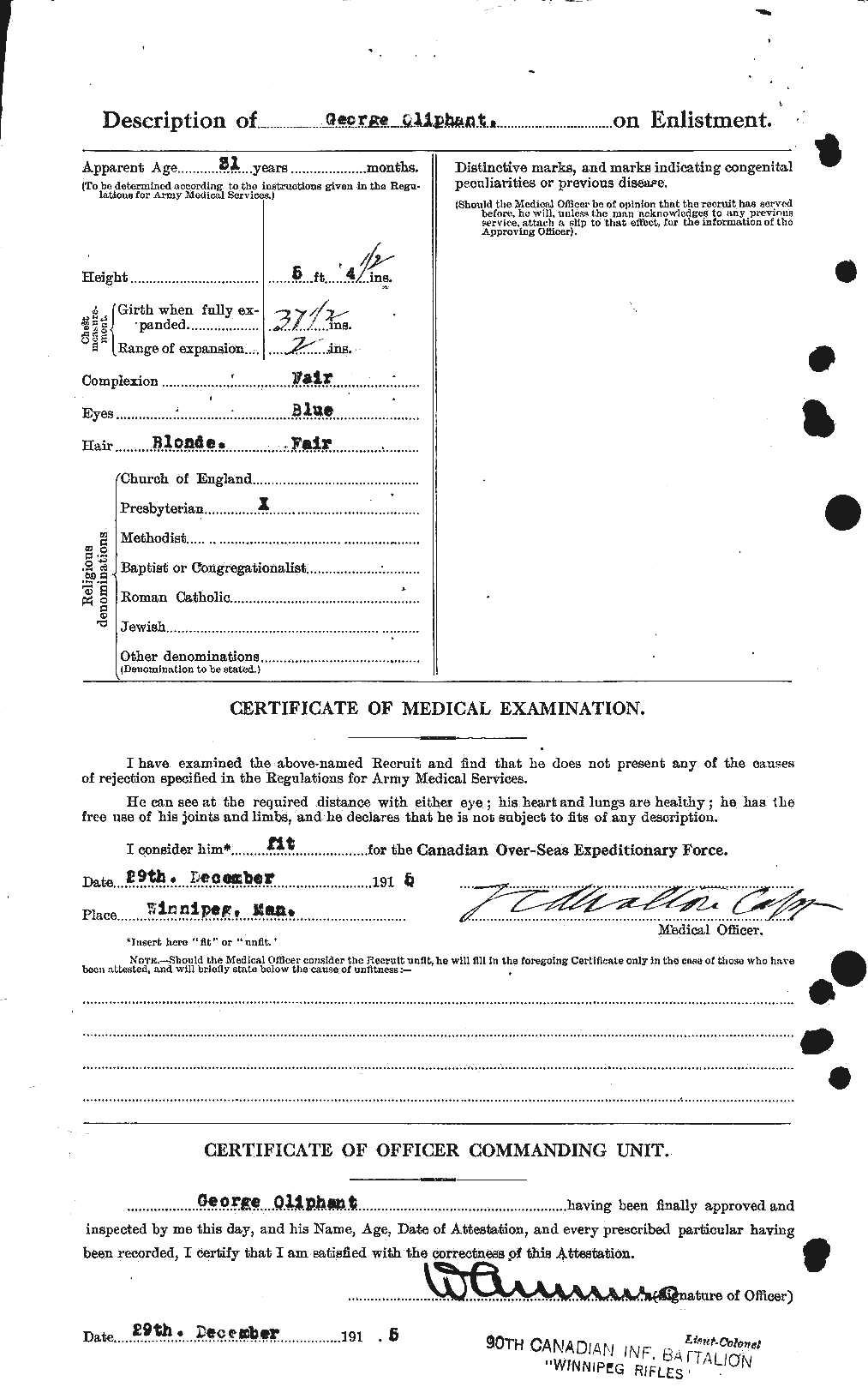 Personnel Records of the First World War - CEF 557056b